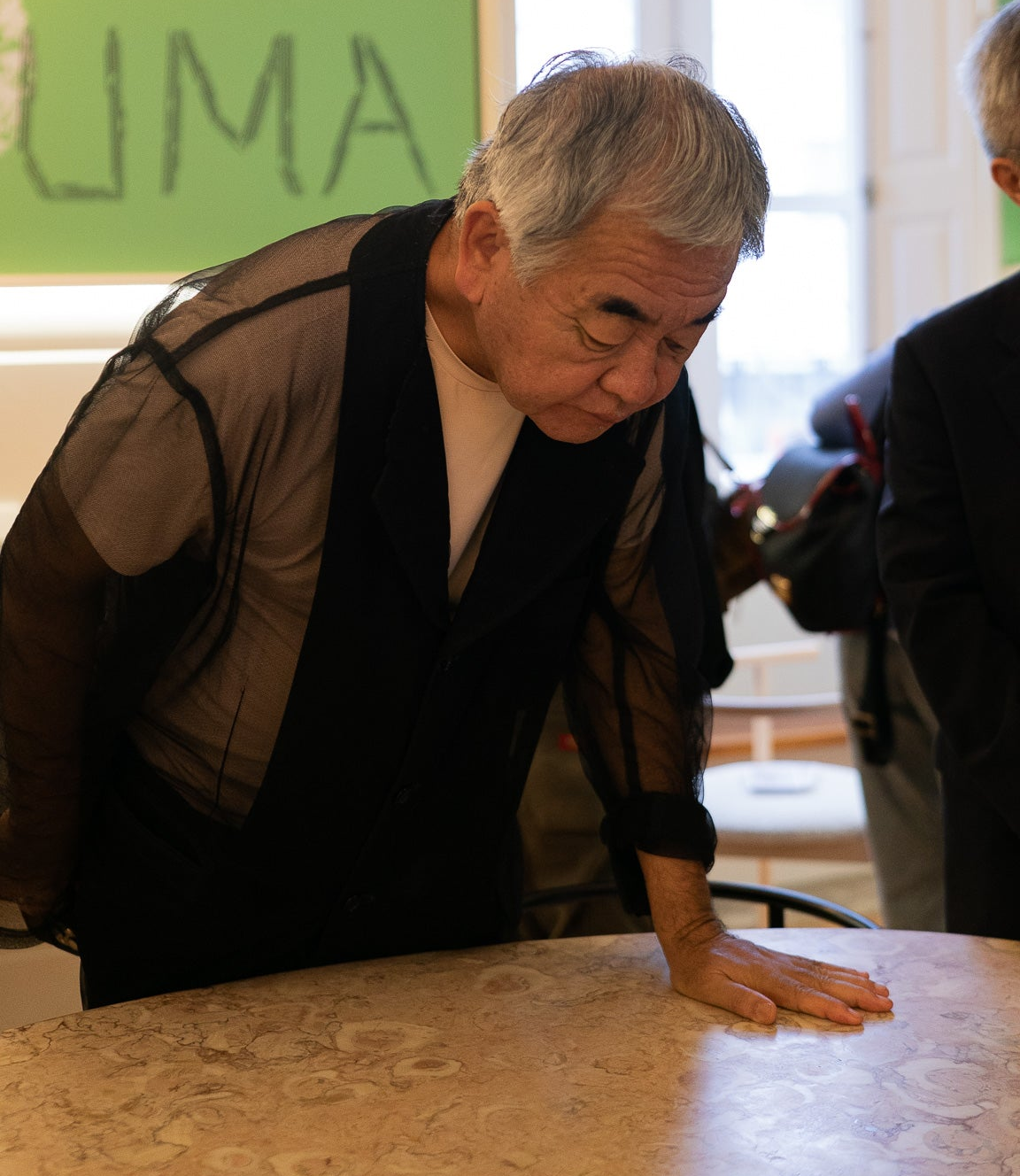 AITAI Table by Kengo Kuma. Where Stone Learns to Float.