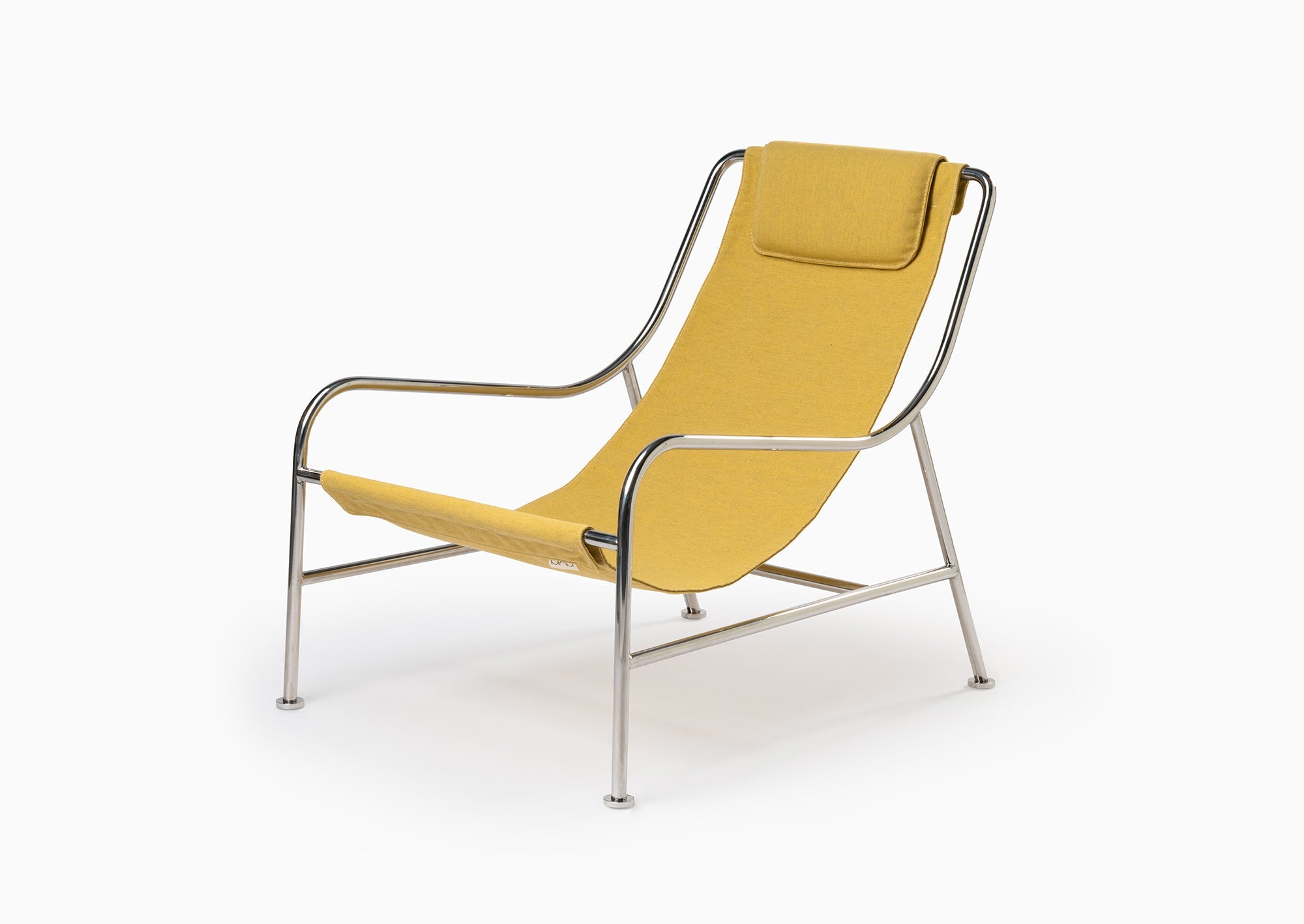 Minimalist Outdoor Lounge Chair in Fabric LISBOA - Versatile  Elegance with 2 Custom Seat Covers