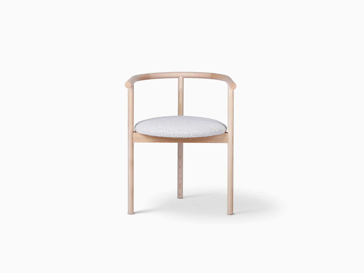 AITAI – Solid Wood Frame and Fabric Seat Armchair