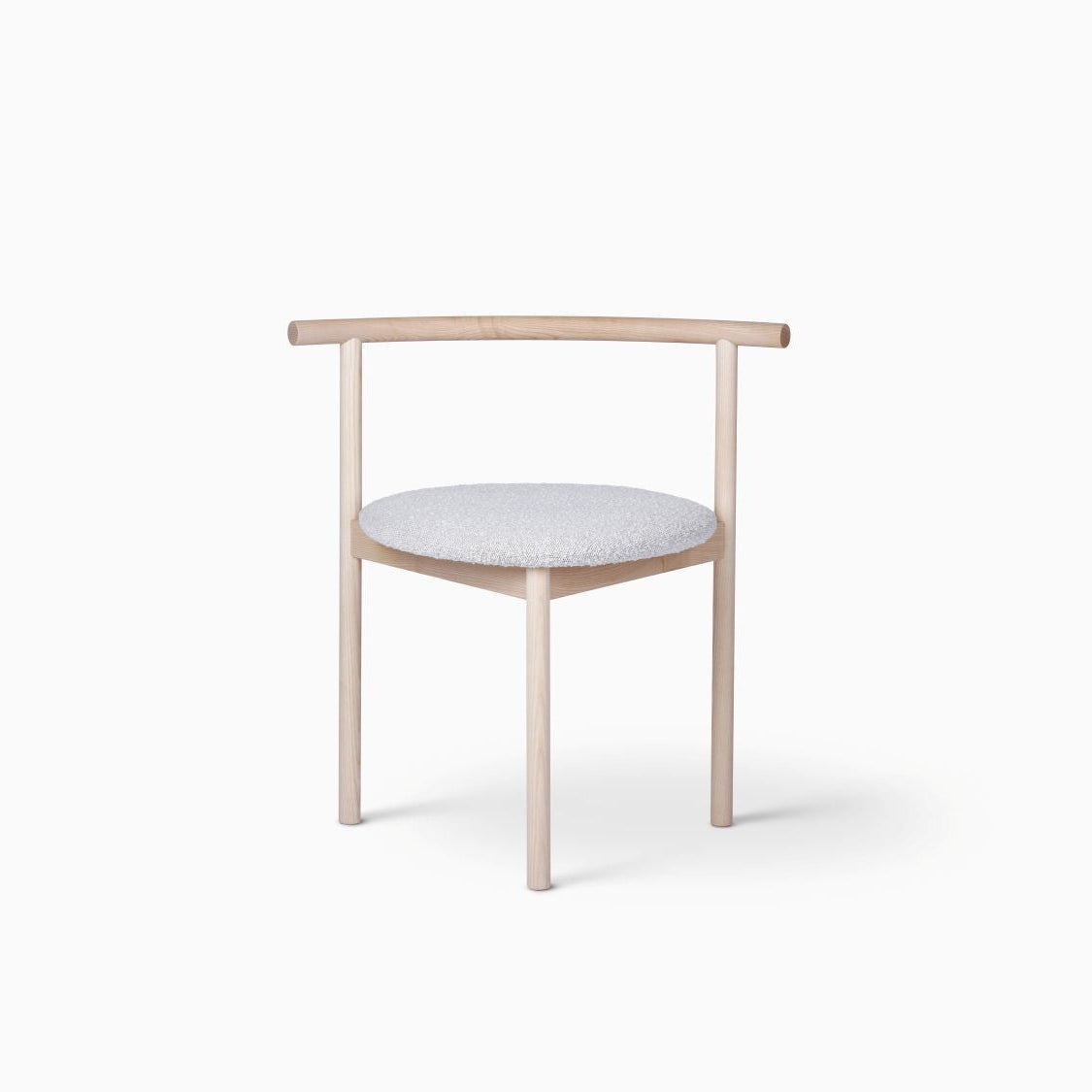 AITAI – Solid Wood Frame and Fabric Seat Chair