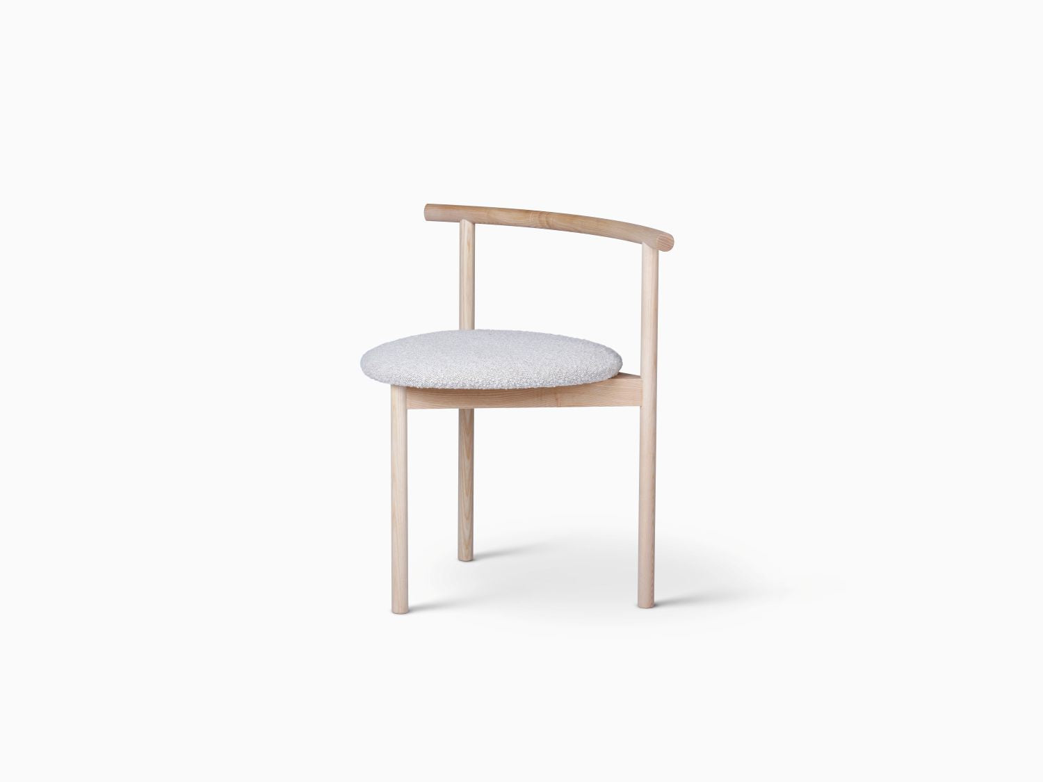 AITAI – Solid Wood Frame and Fabric Seat Chair