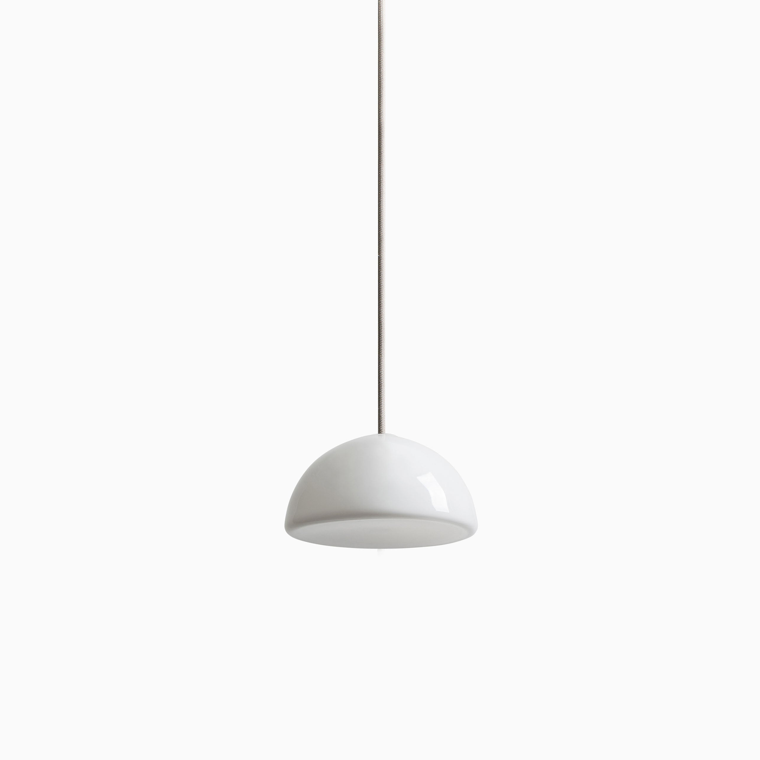 BULB - Hemisphere Ceiling Lamp in Glass with Customizable Cable