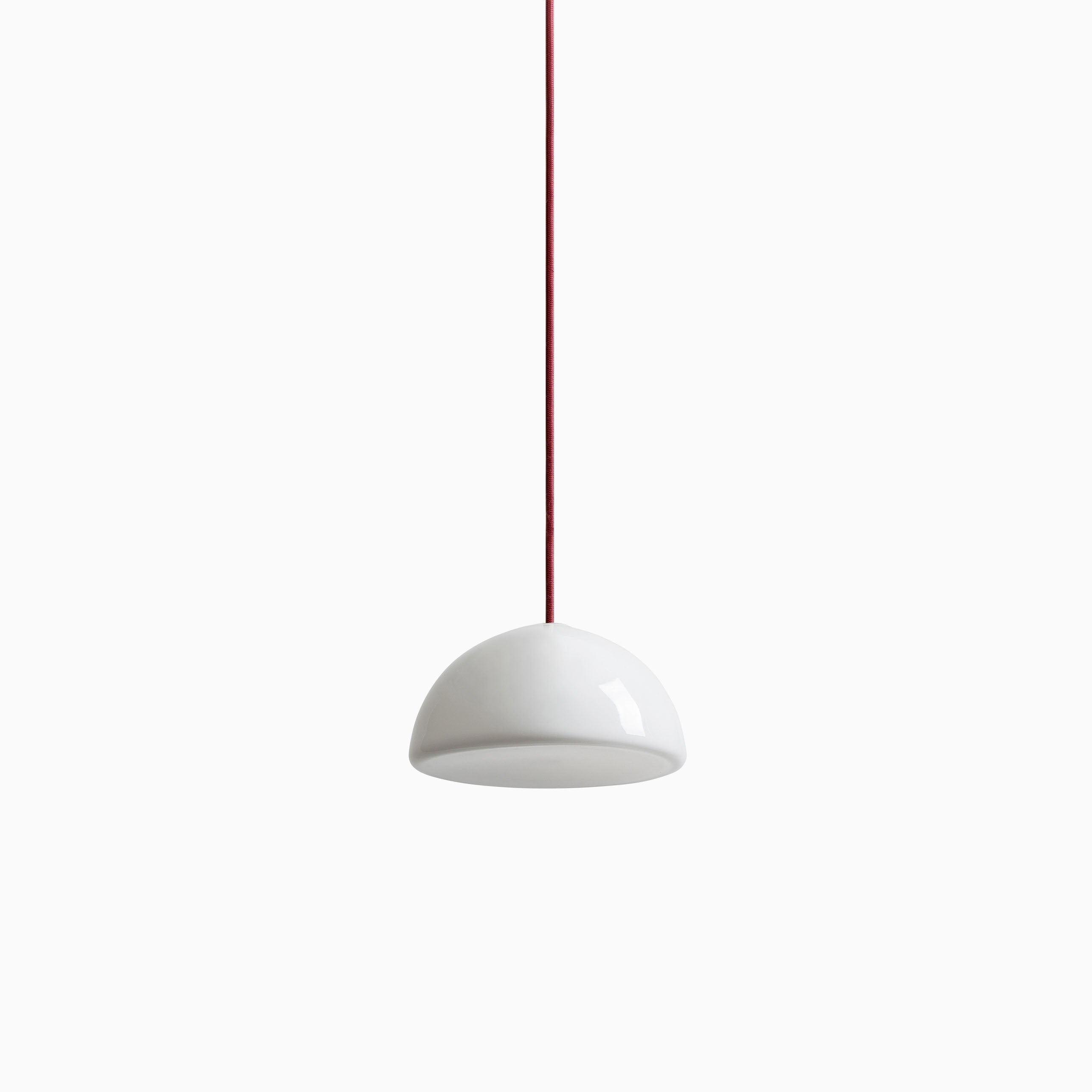 BULB - Hemisphere Ceiling Lamp in Glass with Customizable Cable