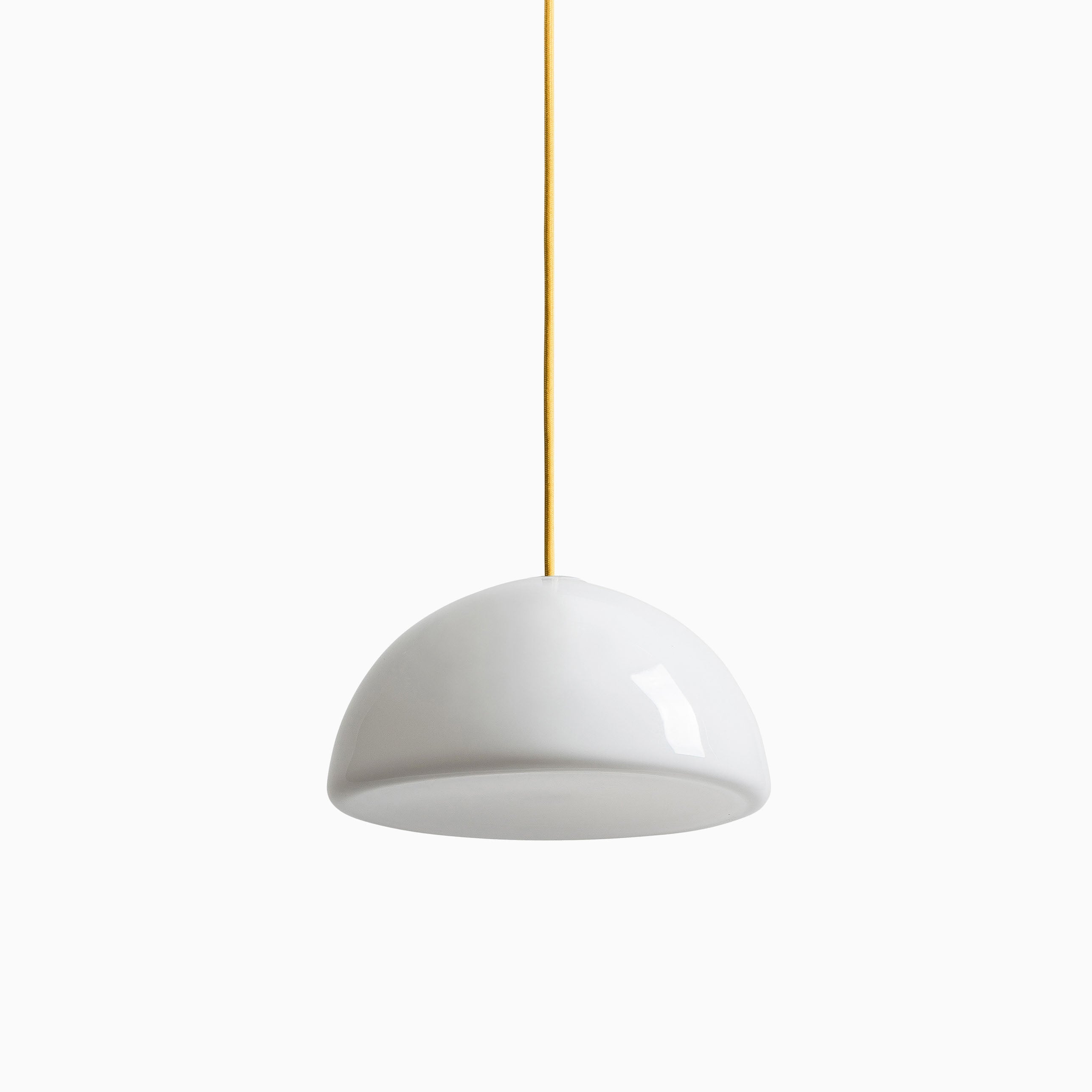 BULB - Hemisphere Ceiling Lamp in Glass with Customizable Cable