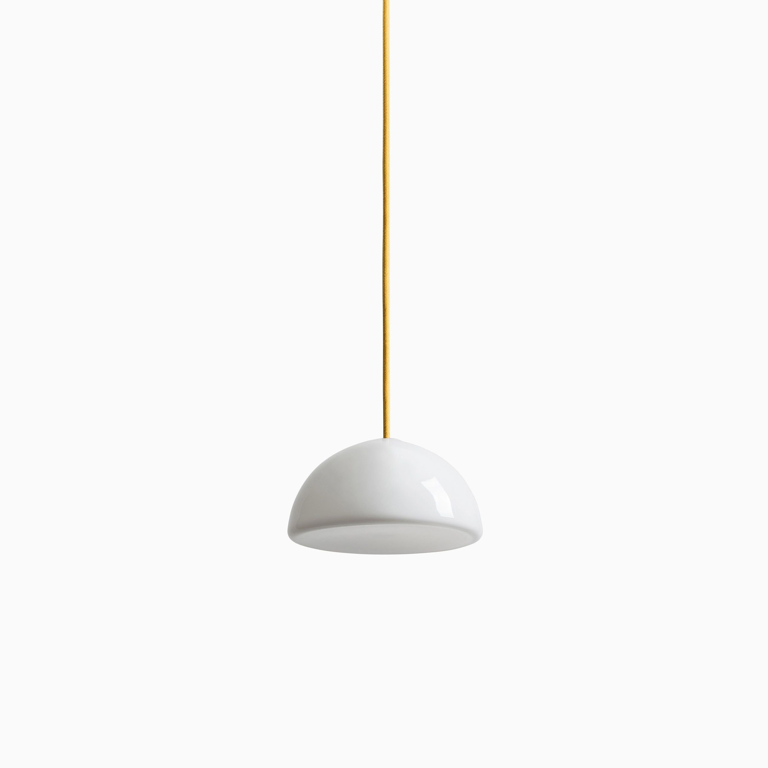 BULB - Hemisphere Ceiling Lamp in Glass with Customizable Cable