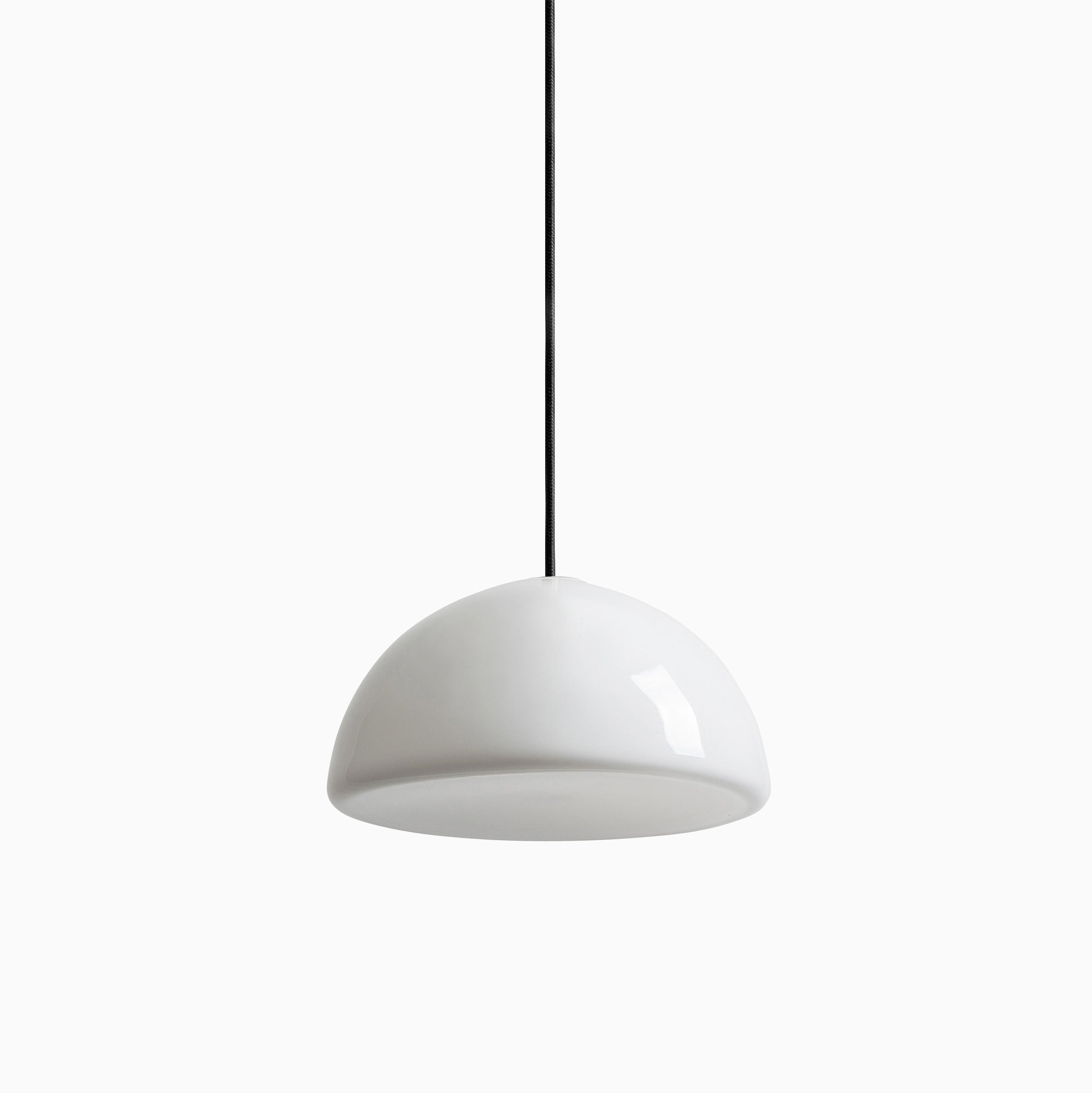 BULB - Hemisphere Ceiling Lamp in Glass with Customizable Cable