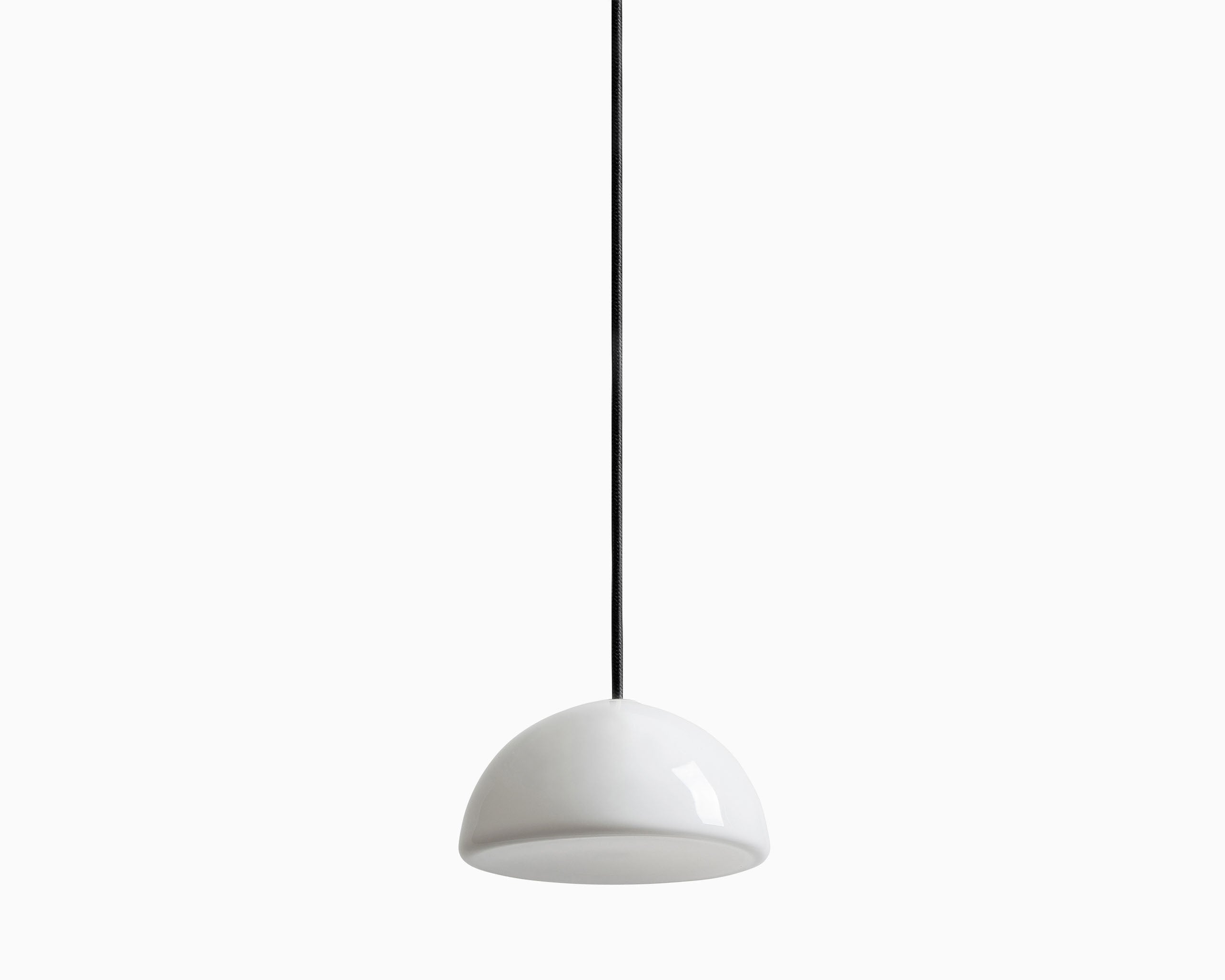 BULB - Hemisphere Ceiling Lamp in Glass with Customizable Cable