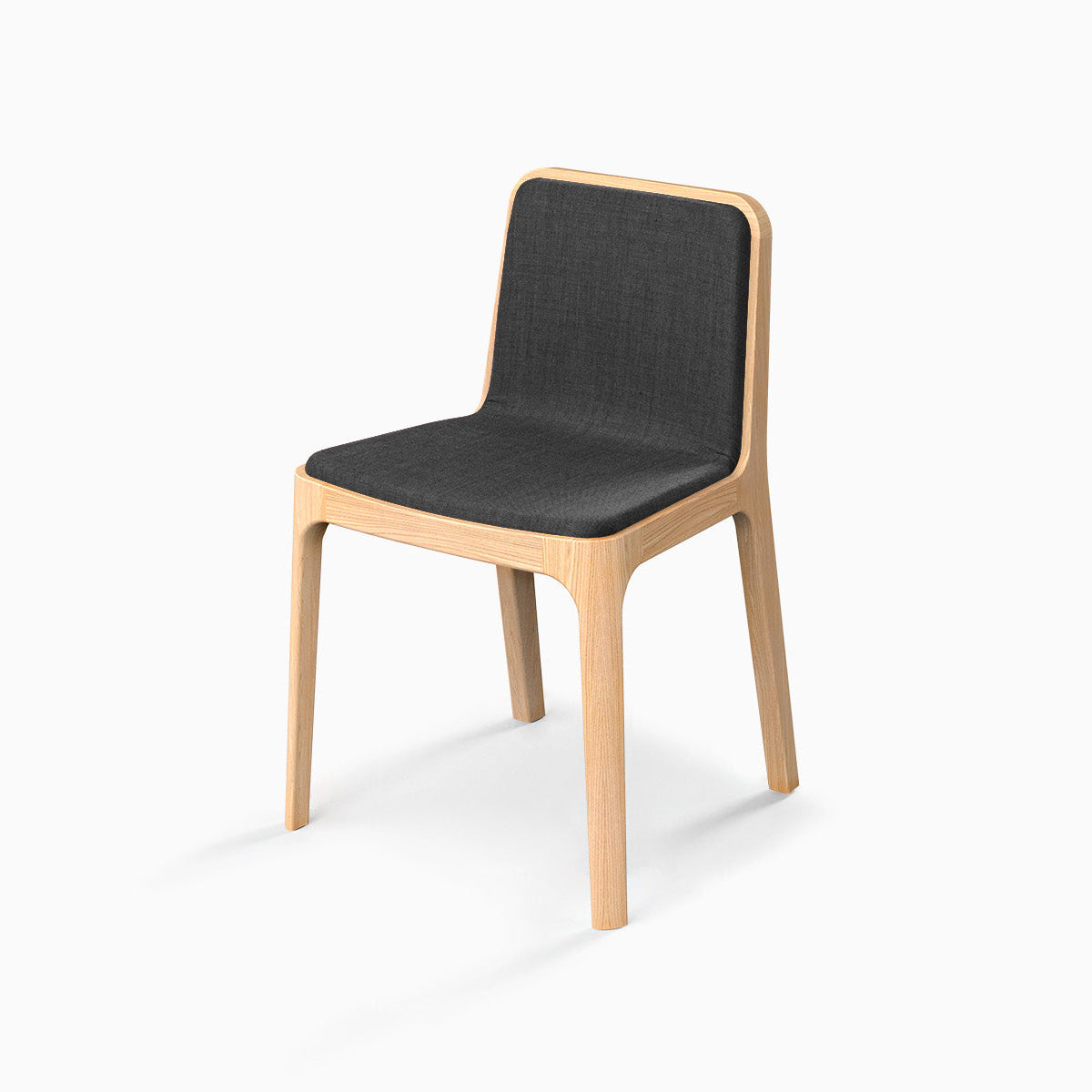 4x CAST – Minimalist Chair in Solid Wood with Customizable Seat