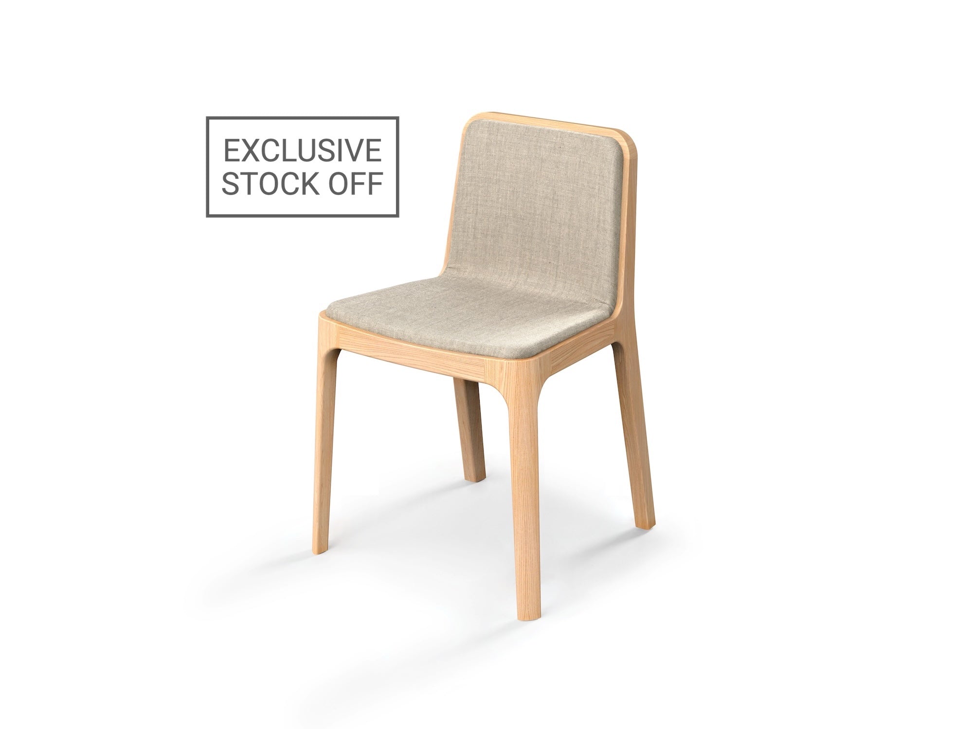 CAST – Minimalist Chair in Solid Wood with Customizable Seat