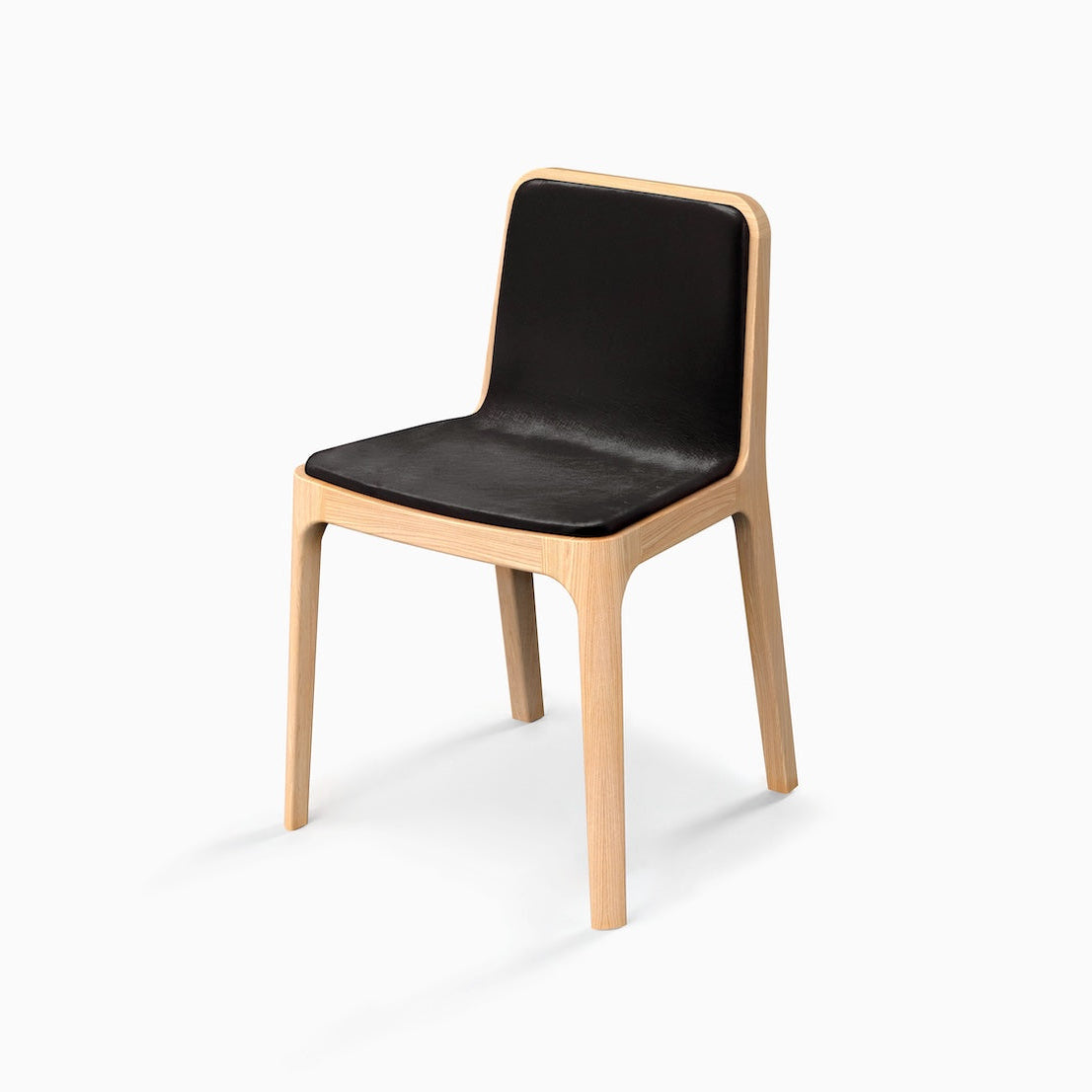 4x CAST – Minimalist Chair in Solid Wood with Customizable Seat