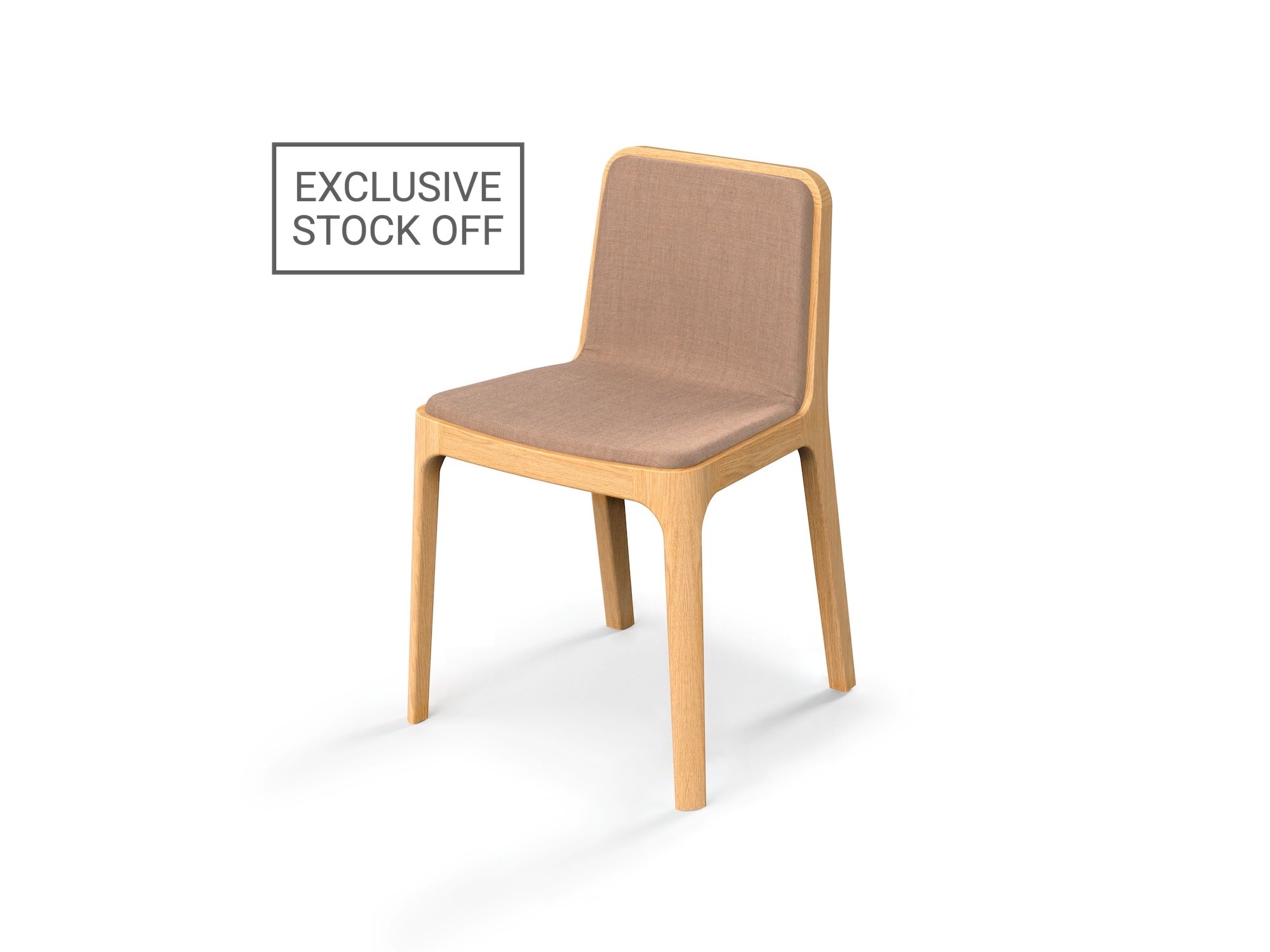 CAST – Minimalist Chair in Solid Wood with Customizable Seat