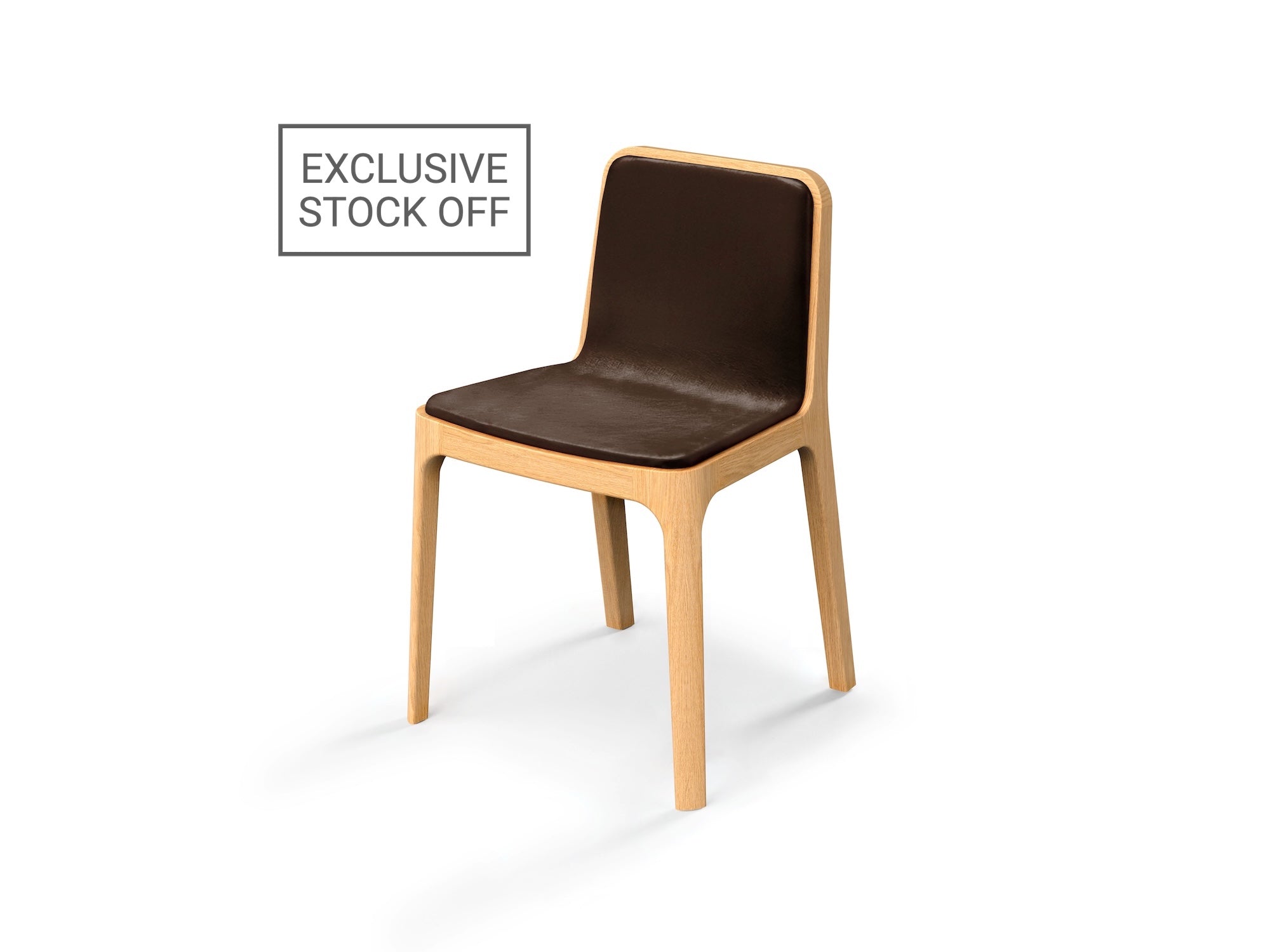 CAST – Minimalist Chair in Solid Wood with Customizable Seat