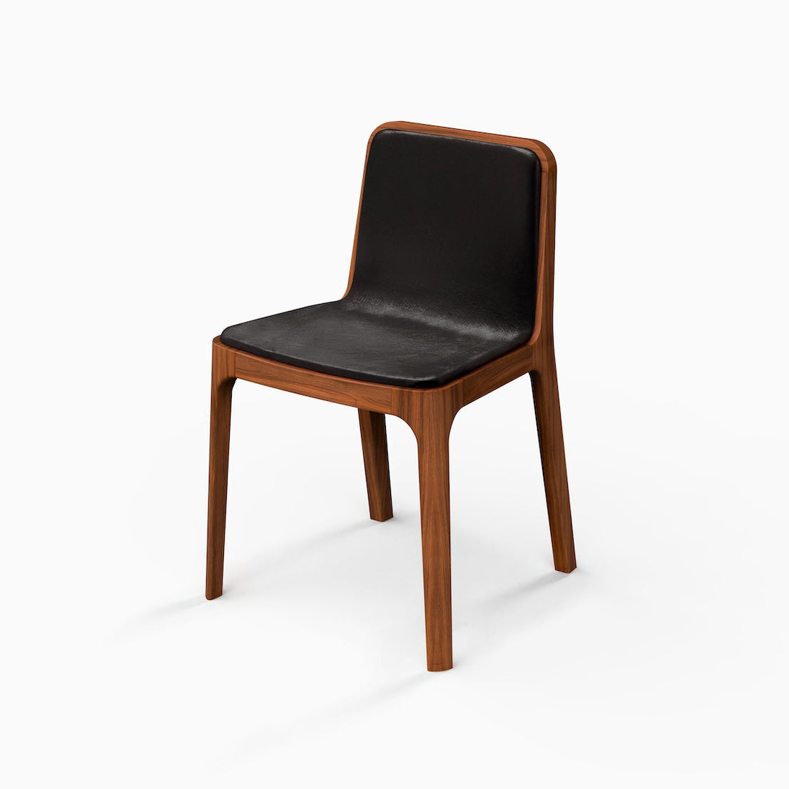 4x CAST – Minimalist Chair in Solid Wood with Customizable Seat