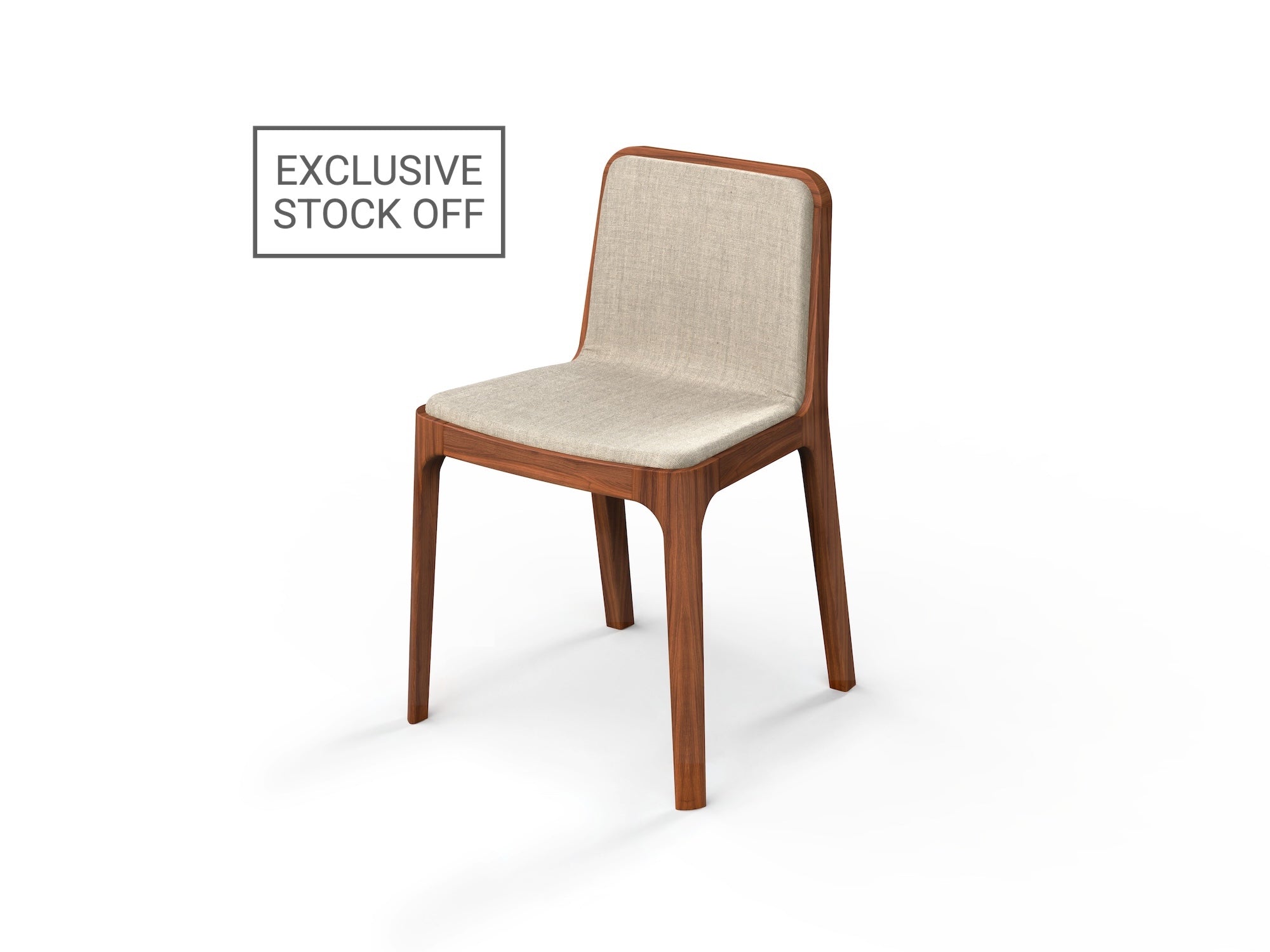 CAST – Minimalist Chair in Solid Wood with Customizable Seat