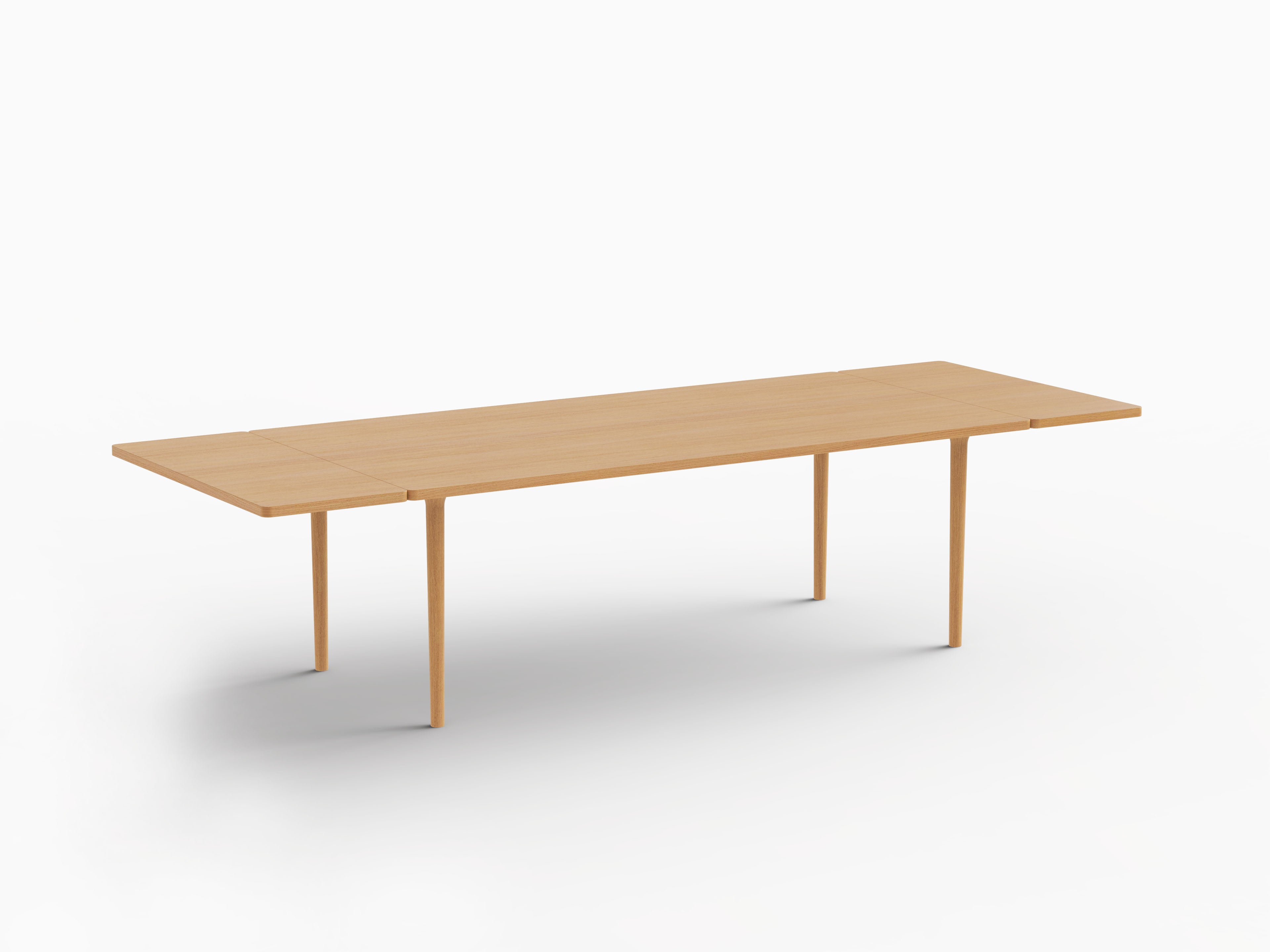 CAST – Minimalist Extensible Dining Table in Solid Wood
