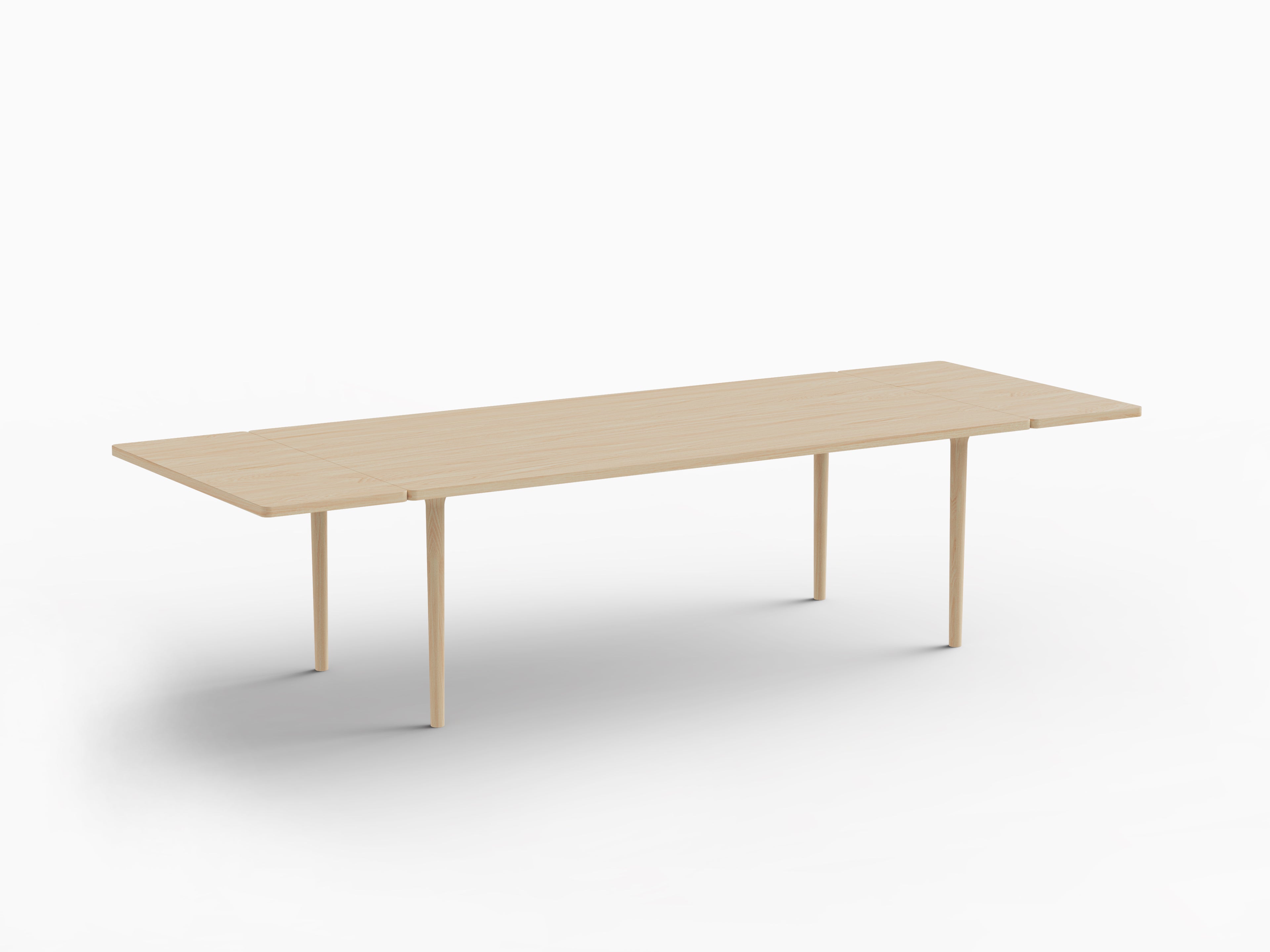 CAST – Minimalist Extensible Dining Table in Solid Wood