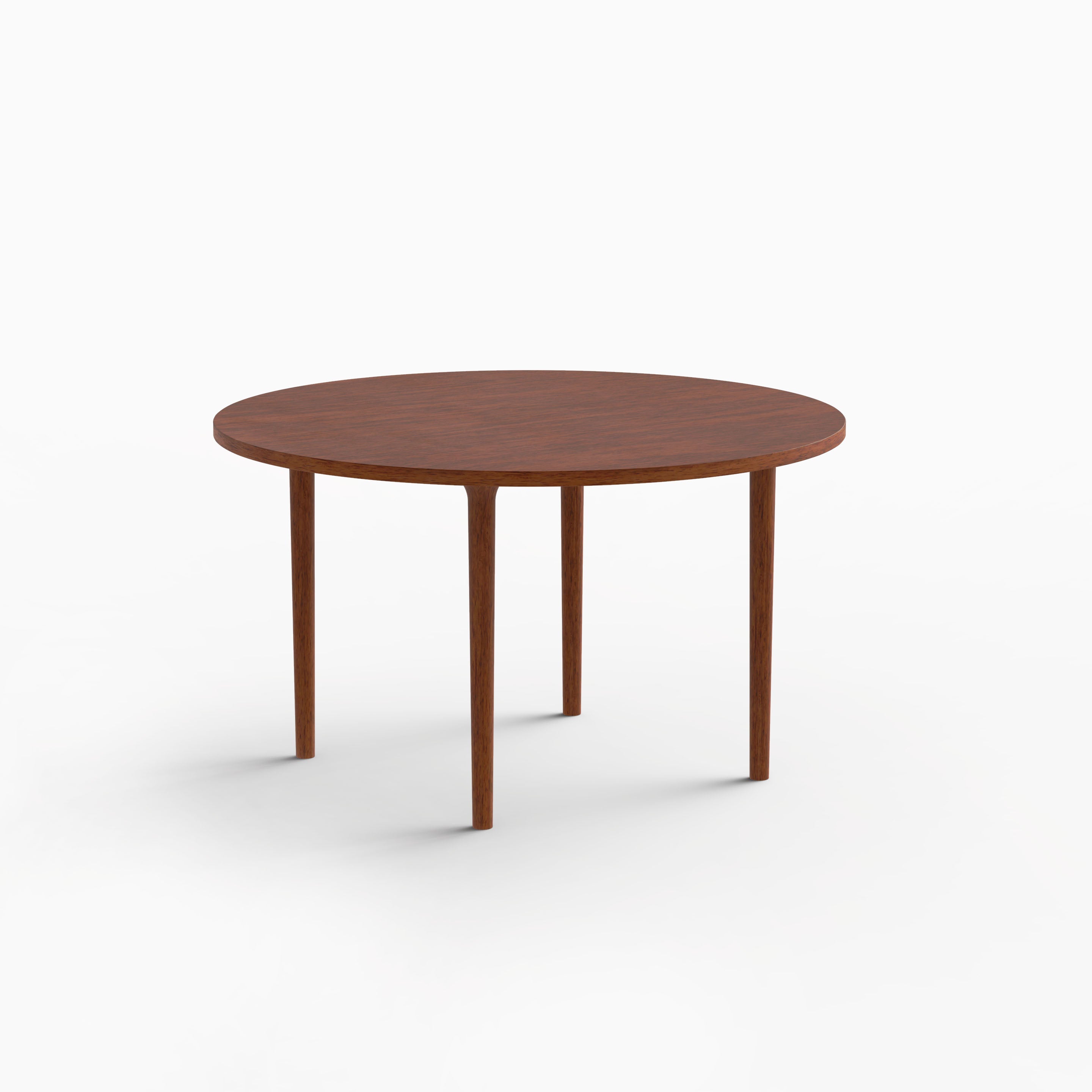 Minimalistischer moderner runder Gusstisch