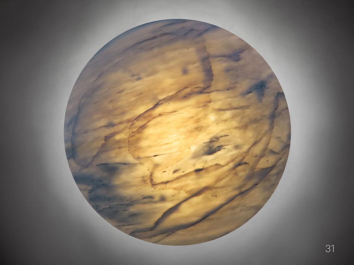 Living Room Lighting Marble Large 100 cm DOME
