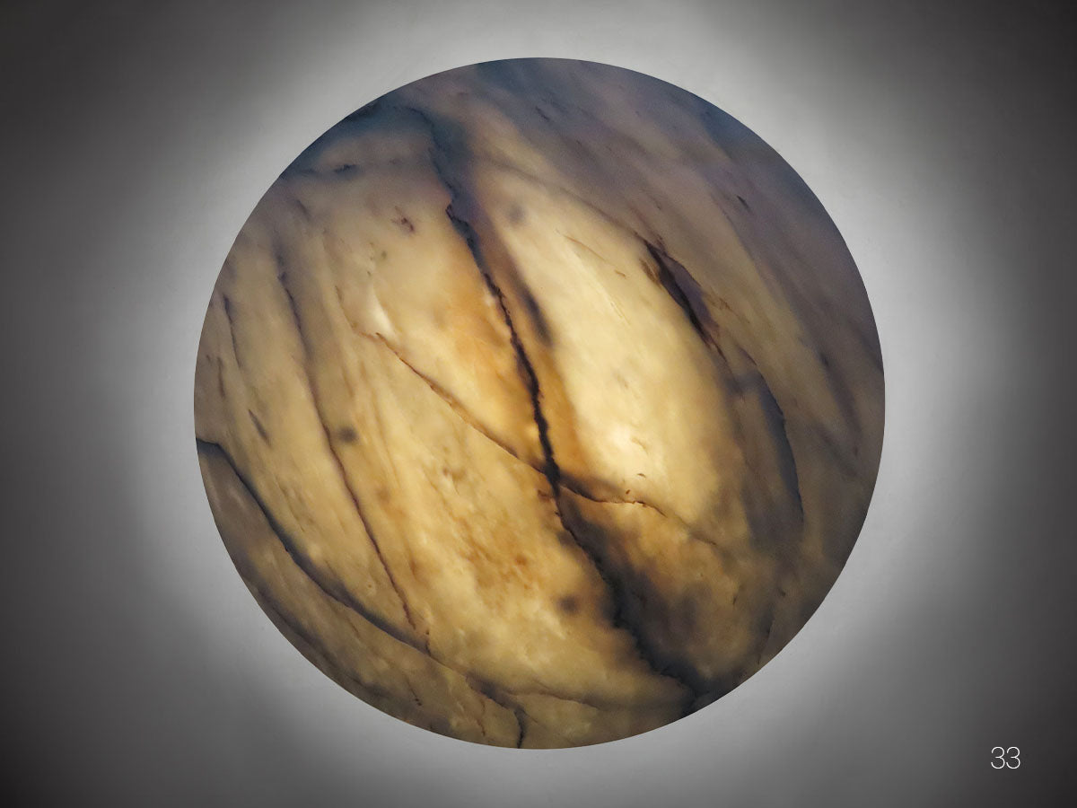 Living Room Lighting Marble Large 100 cm DOME