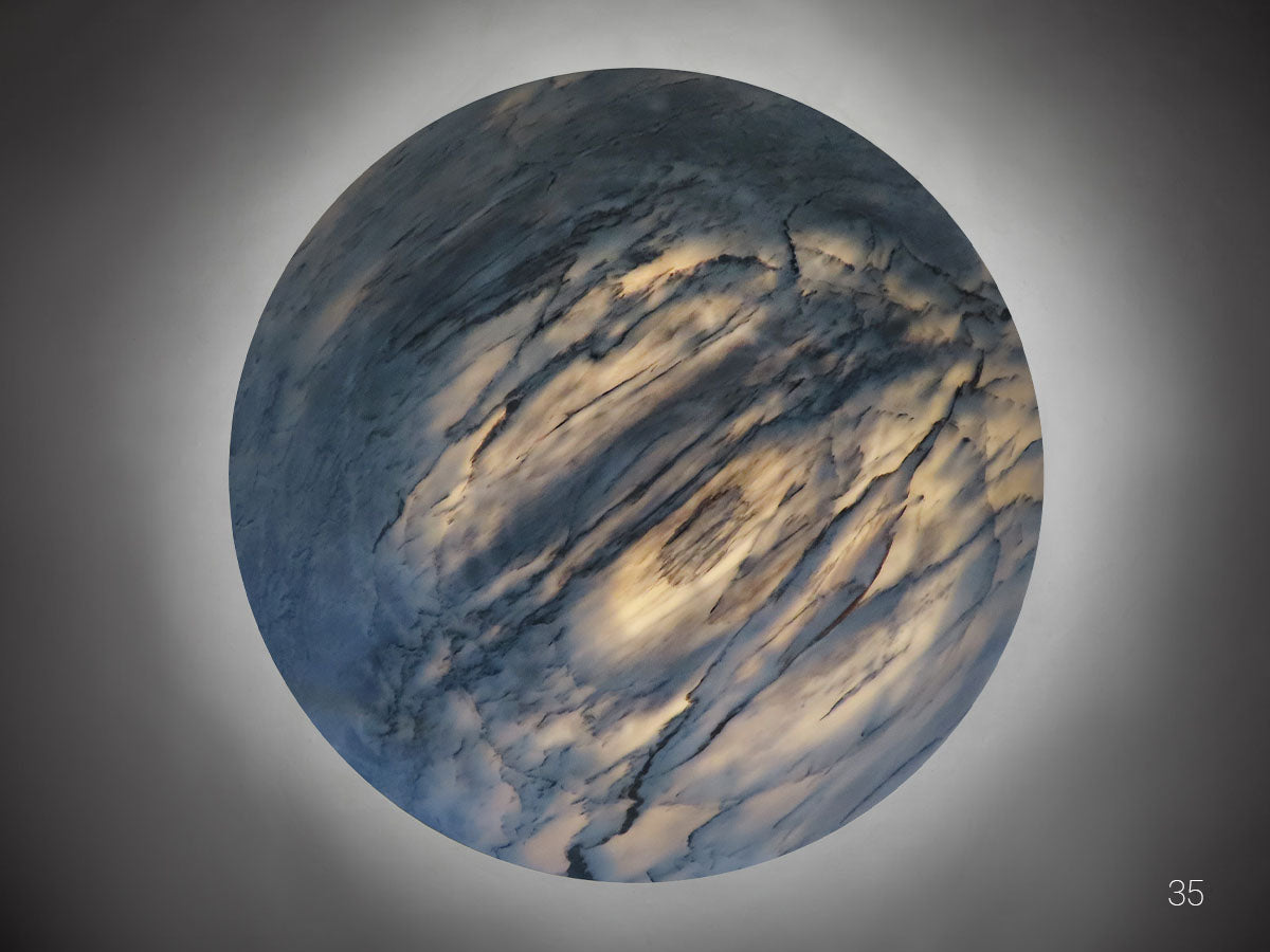 Living Room Lighting Marble Large 100 cm DOME