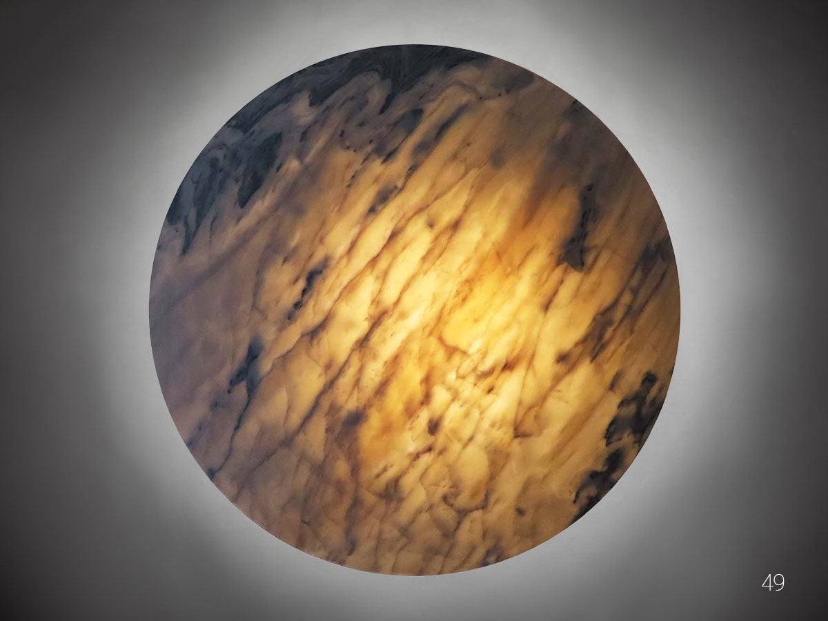 Living Room Lighting Marble Large 100 cm DOME