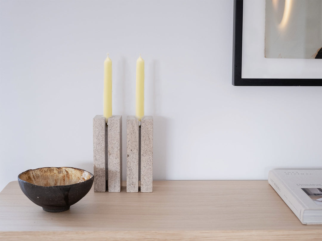 Minimalist Candle Holder LEVE 3 Sizes
