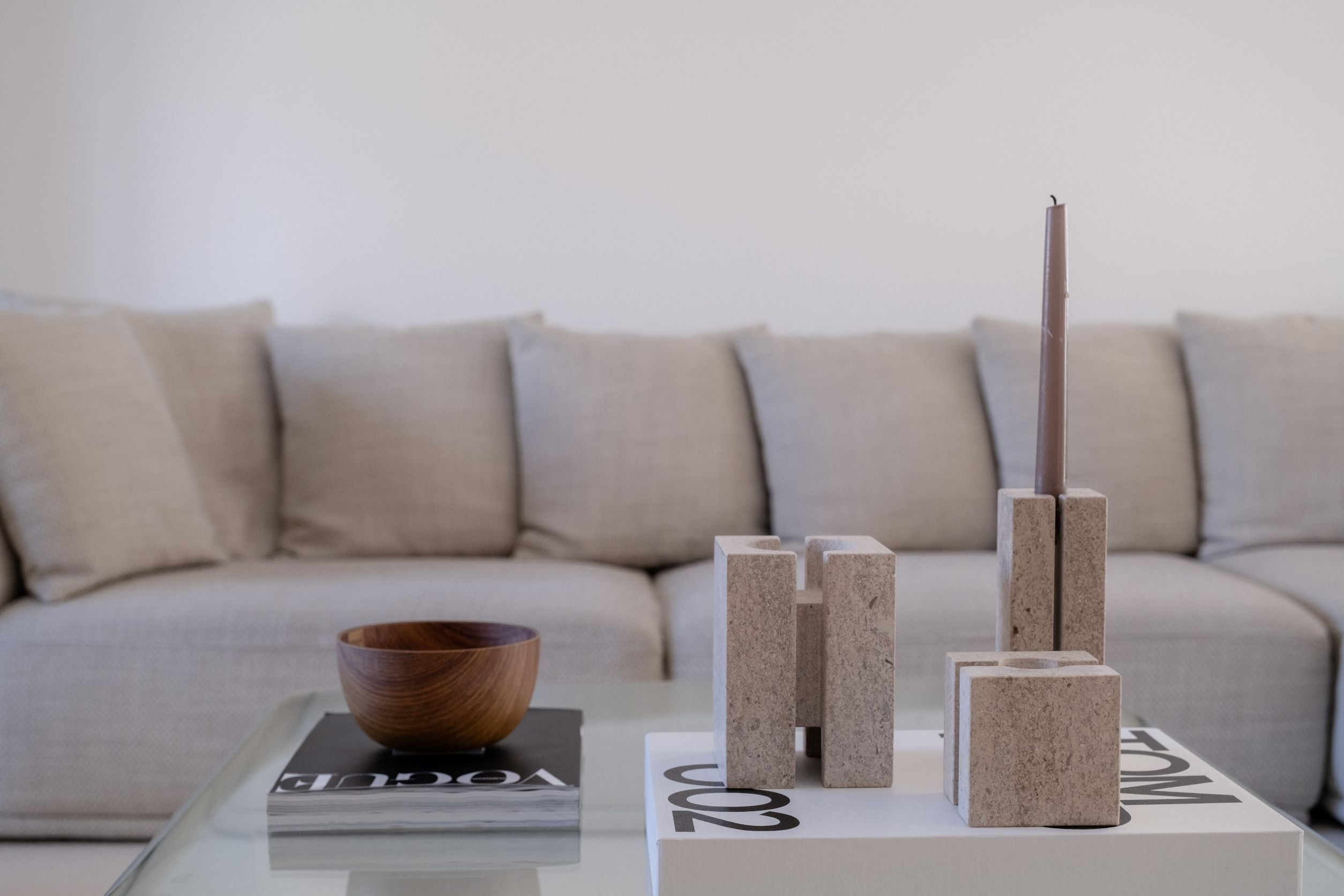 Minimalist Candle Holder LEVE 3 Sizes