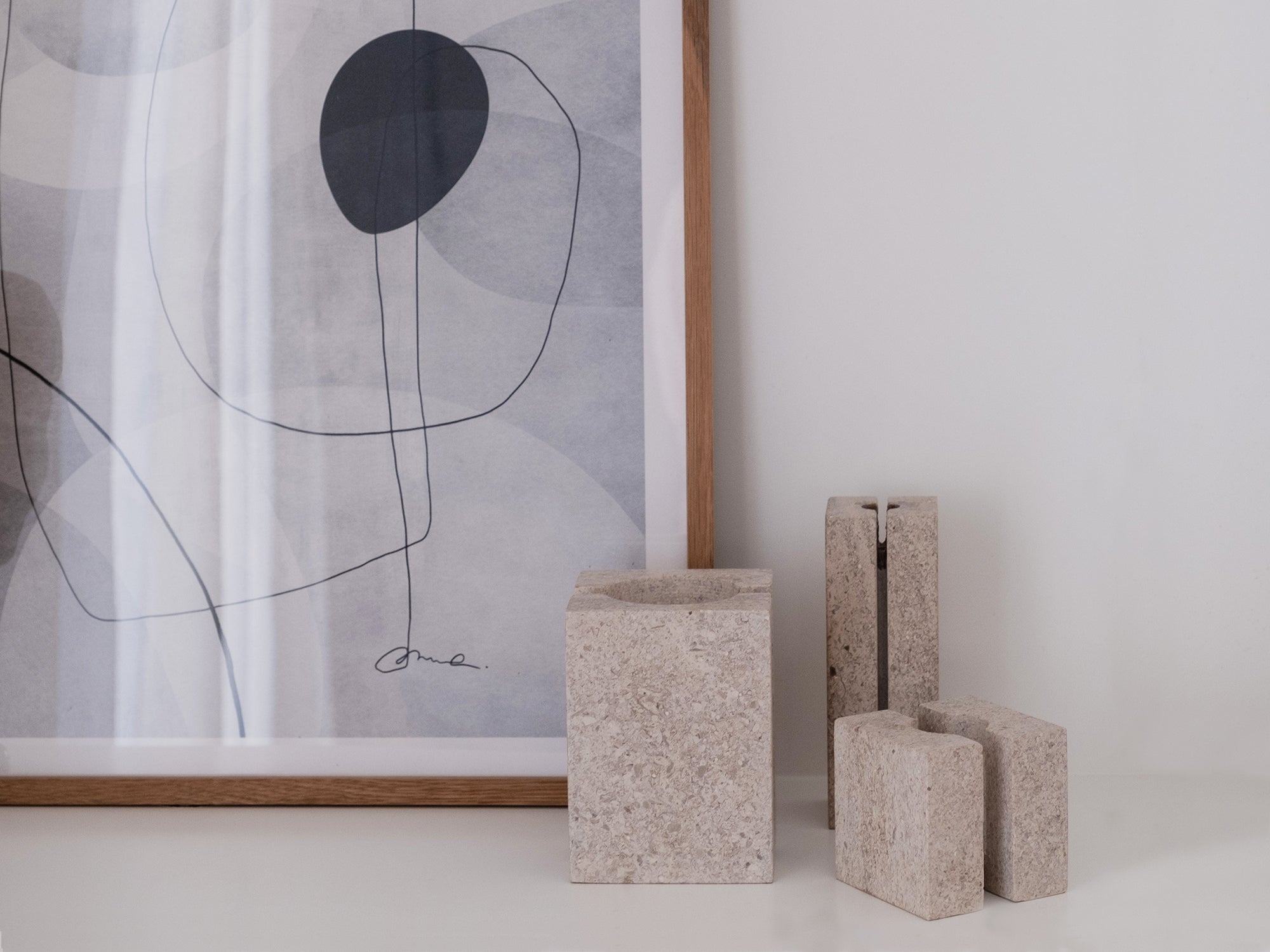 Minimalist Candle Holder LEVE 3 Sizes