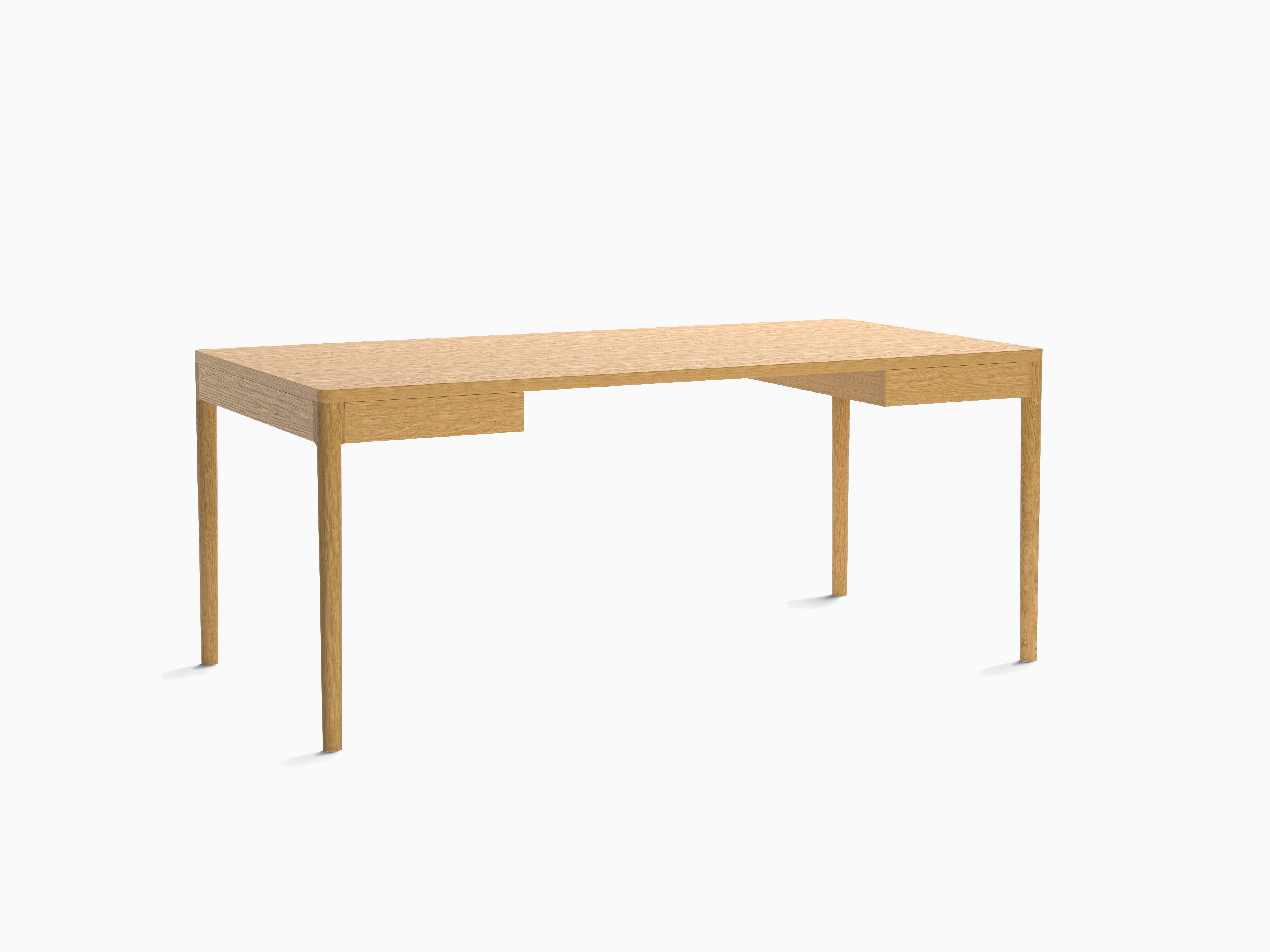 Minimalist Modern Sleek work desk FRONT