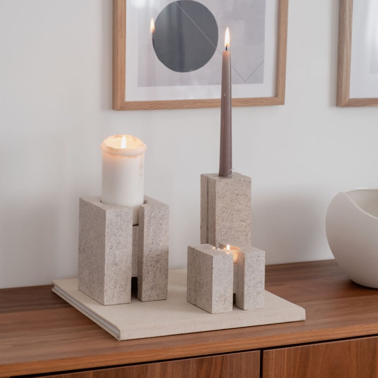 CRAG Blanket x LEVE Candle Holder