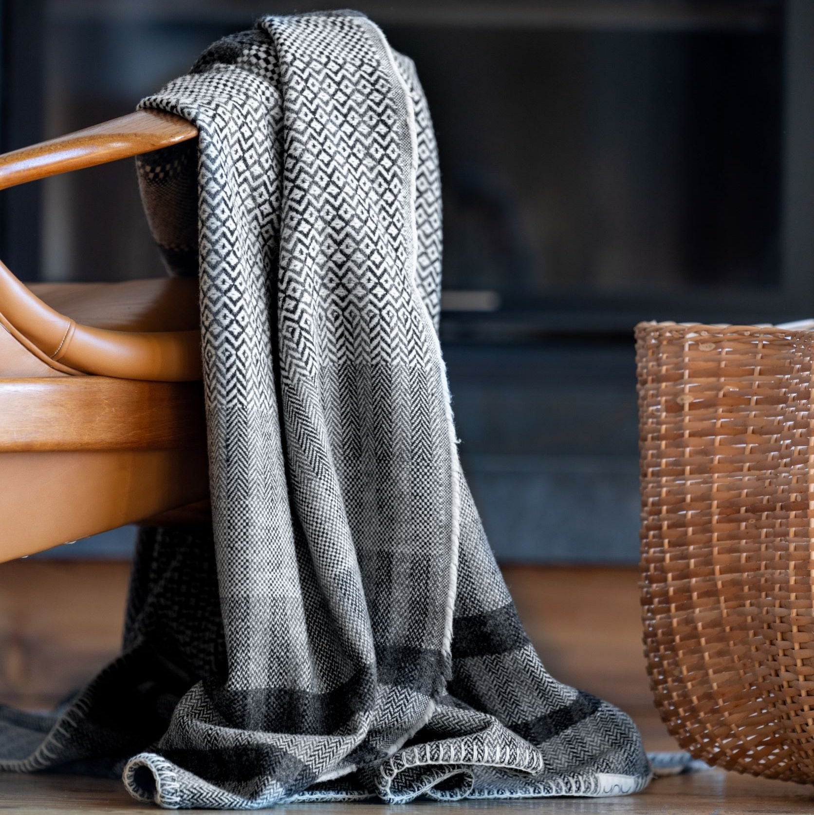 CRAG – Blanket in Pure Wool, Woven in Portugal