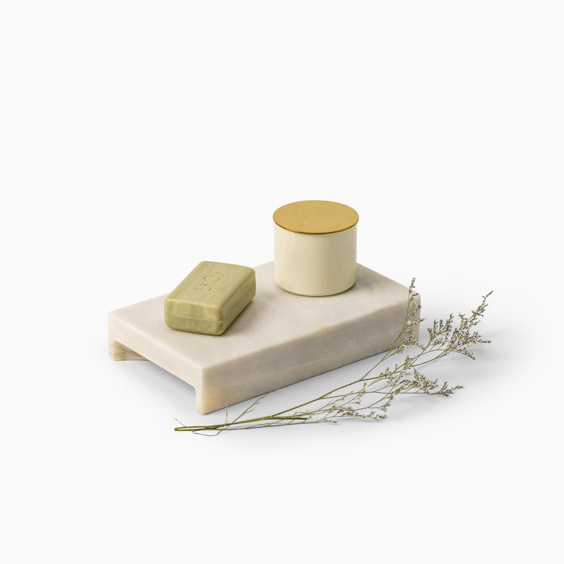 Minimalistisches Marmortablett 3-teilig