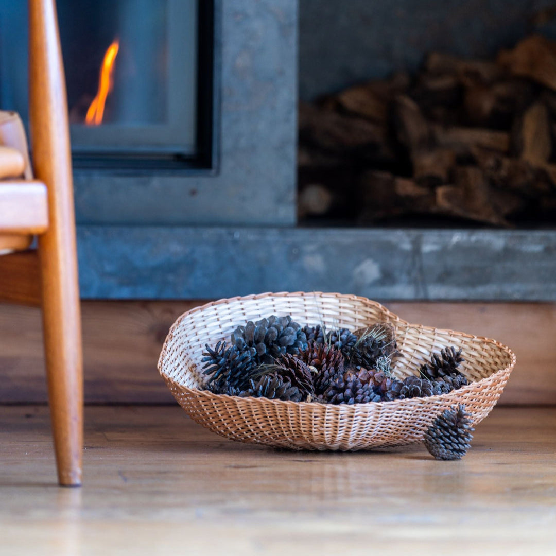 FURNA Set - 3x Storage Basket in Natural Wicker Weave