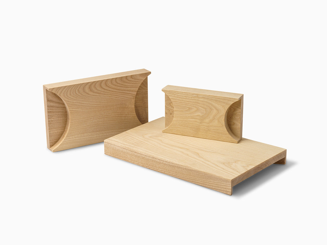 Minimalist Wood Ash Tray 3 Pieces (Small, medium and large)