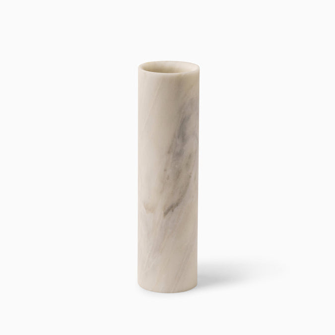 Pedra Collection Set - Sculptural Vase & Sidetable in Marble