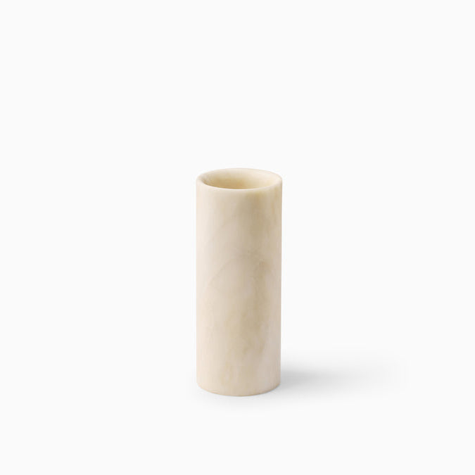 Pedra Collection Set - Sculptural Vase & Sidetable in Marble