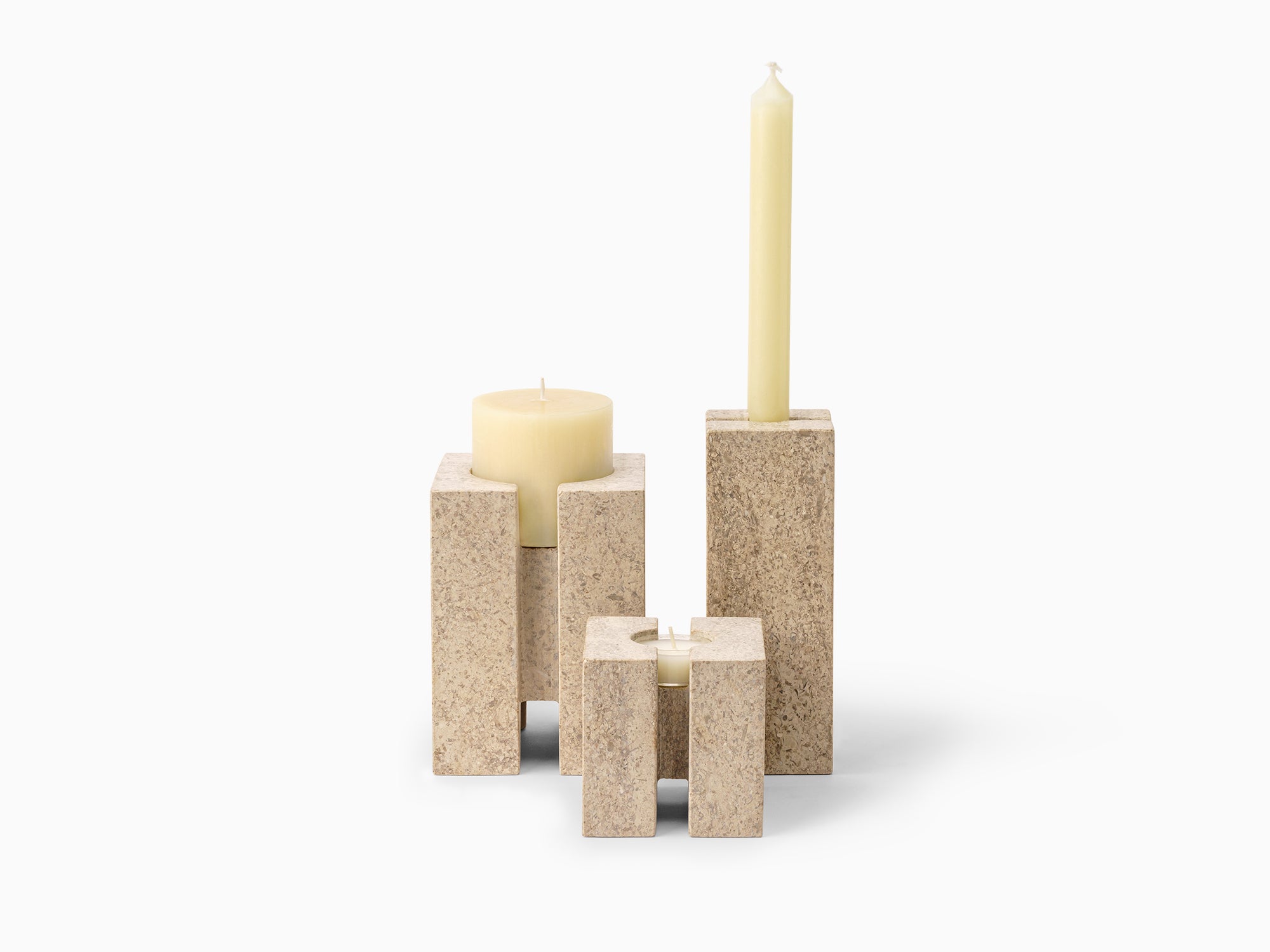 Minimalist Candle Holder LEVE 3 Sizes