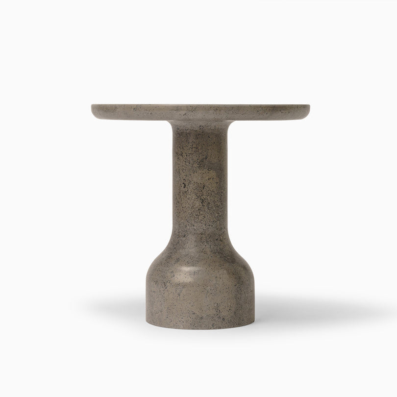 PESO Set – 3x Minimalist Round Side Table in Limestone