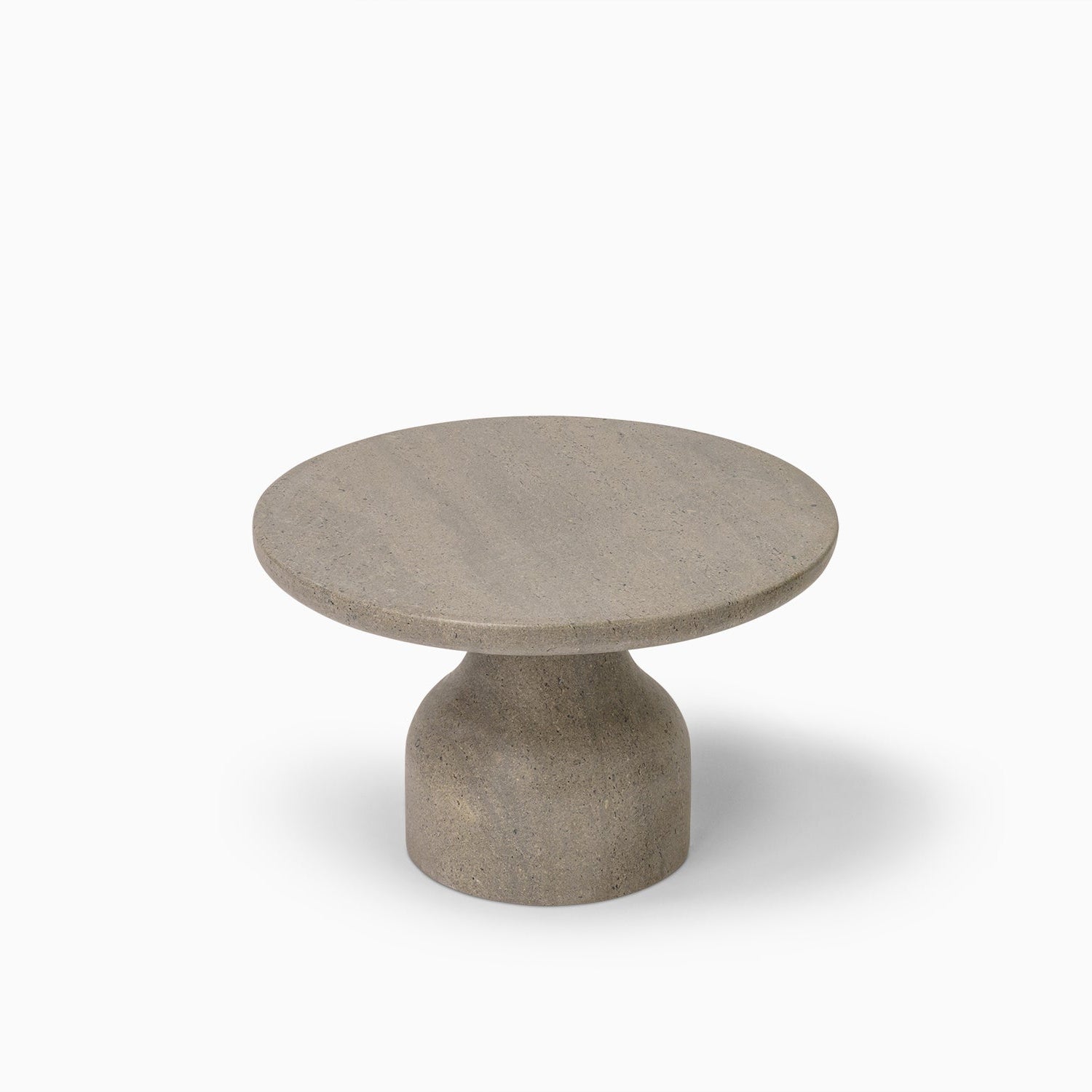 PESO Set – 3x Minimalist Round Side Table in Limestone