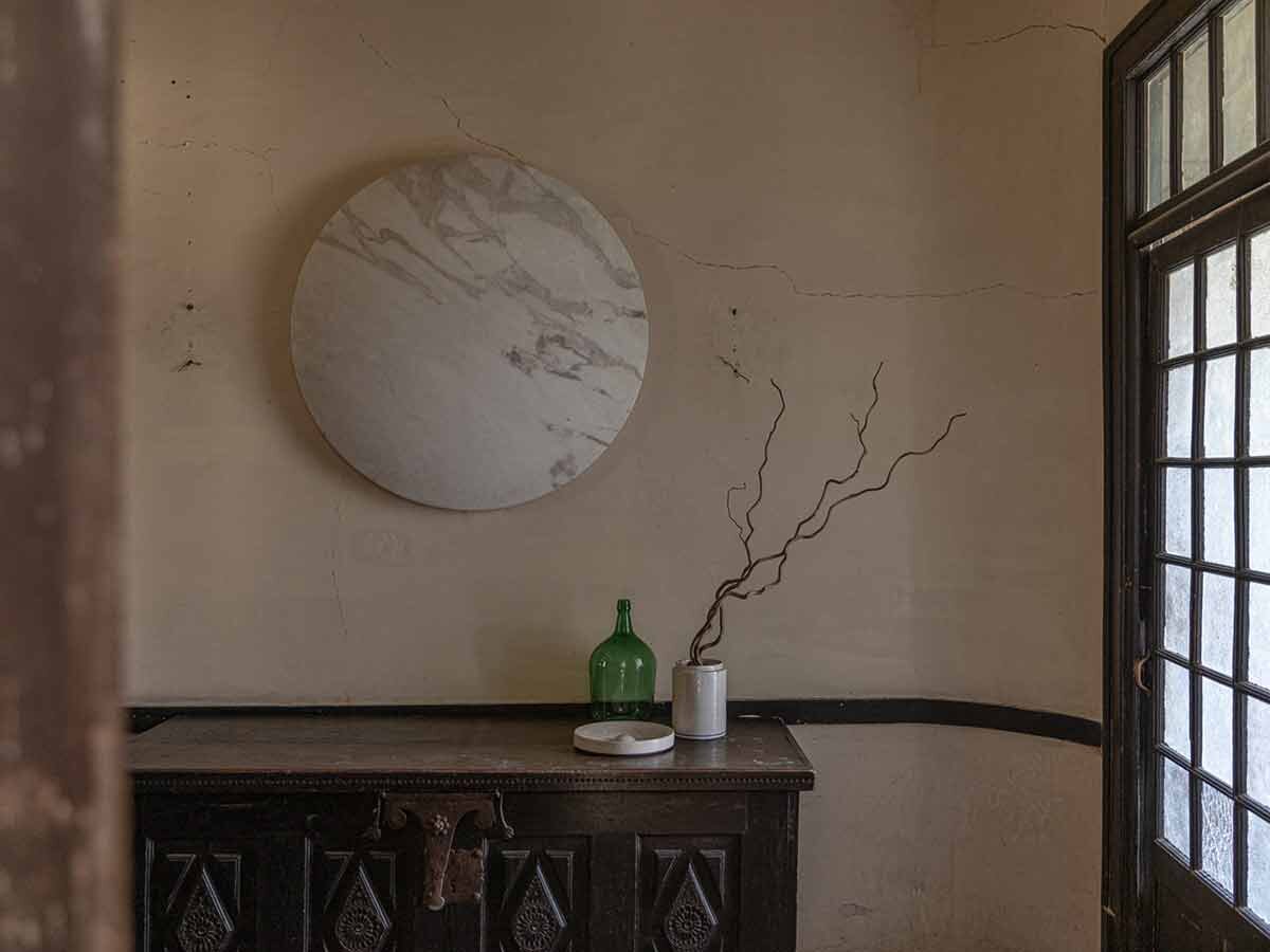Living Room Lighting Marble 100cm - 2 Pieces Dome Lamp