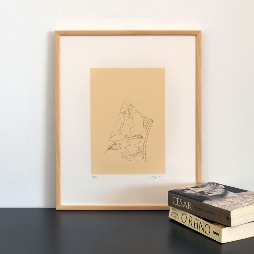 DESENHO – Minimalist Silkscreen Print by Álvaro Siza Vieira