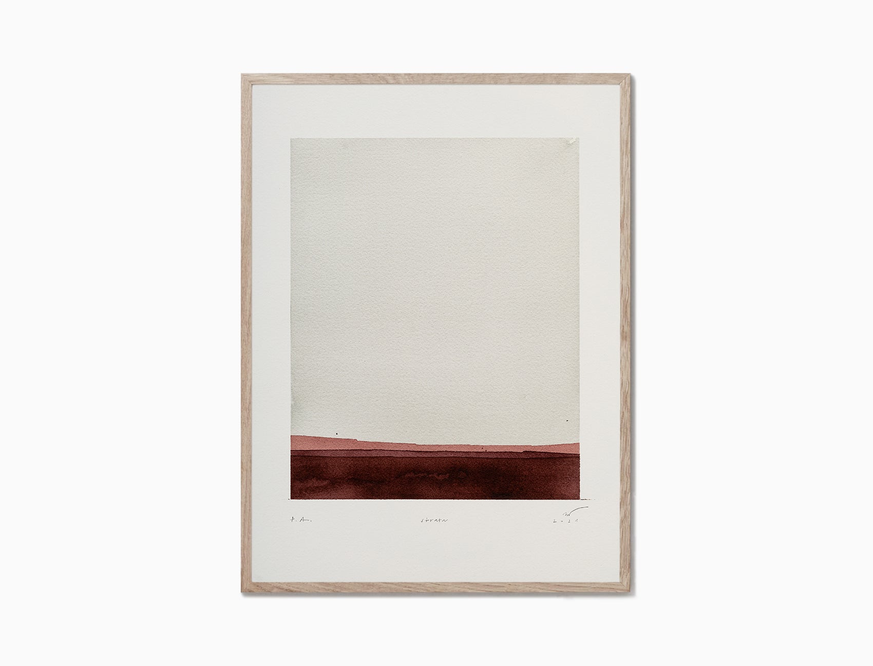 STRATA watercolour print