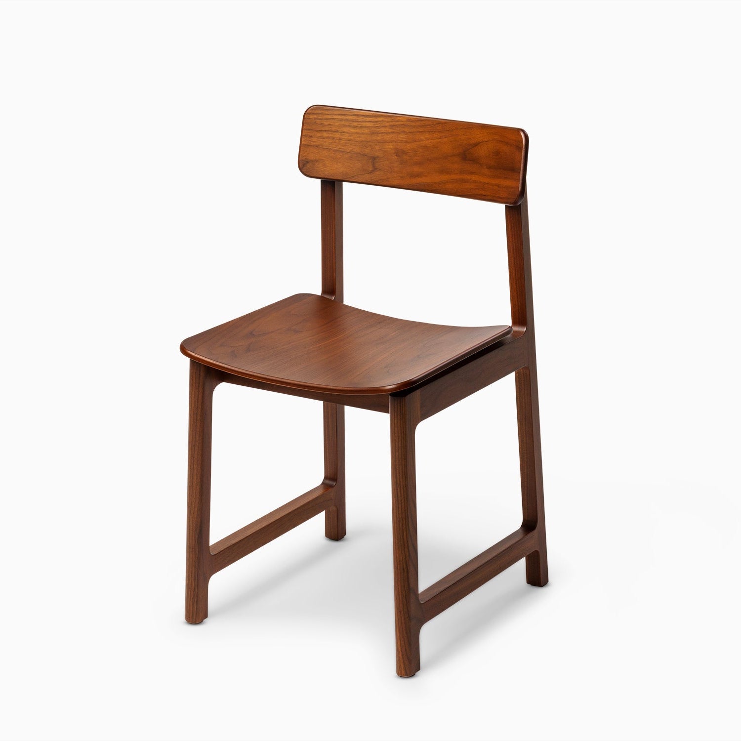 Minimalistischer moderner Stuhl mit Eschenholzrahmen, Kollektion – 6 Stühle