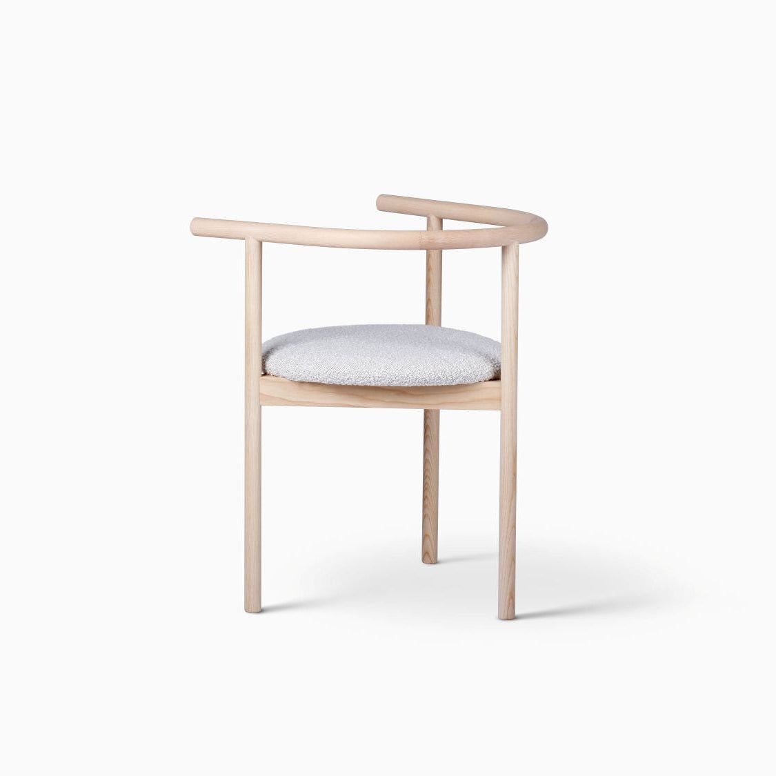 AITAI – Solid Wood Frame and Fabric Seat Armchair