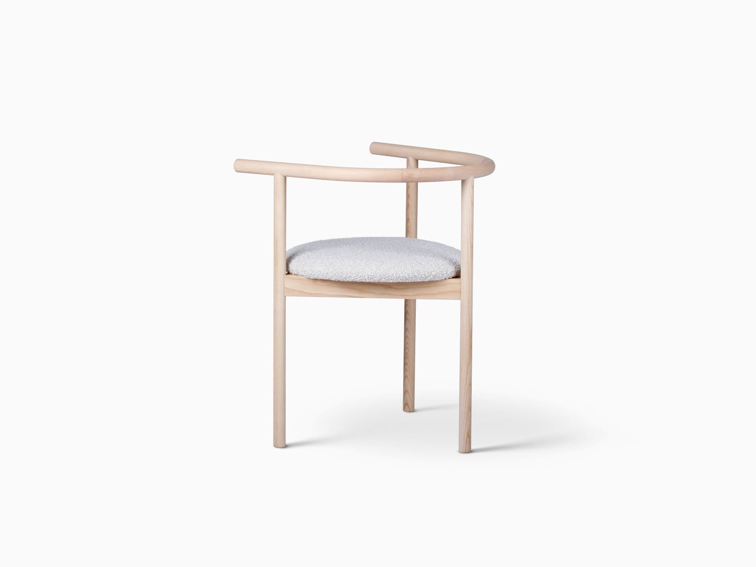 AITAI – Solid Wood Frame and Fabric Seat Armchair