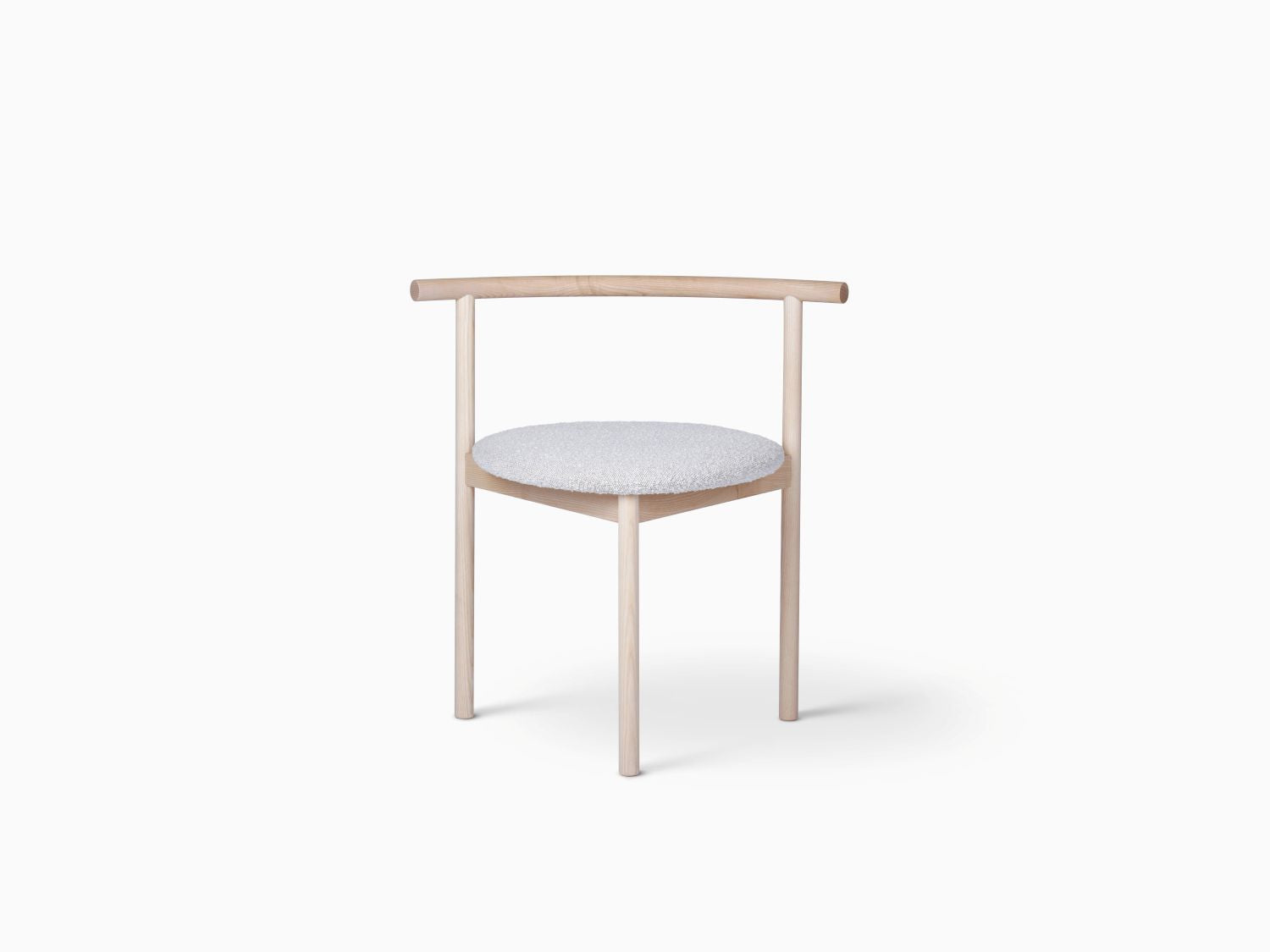 AITAI – Solid Wood Frame and Fabric Seat Chair