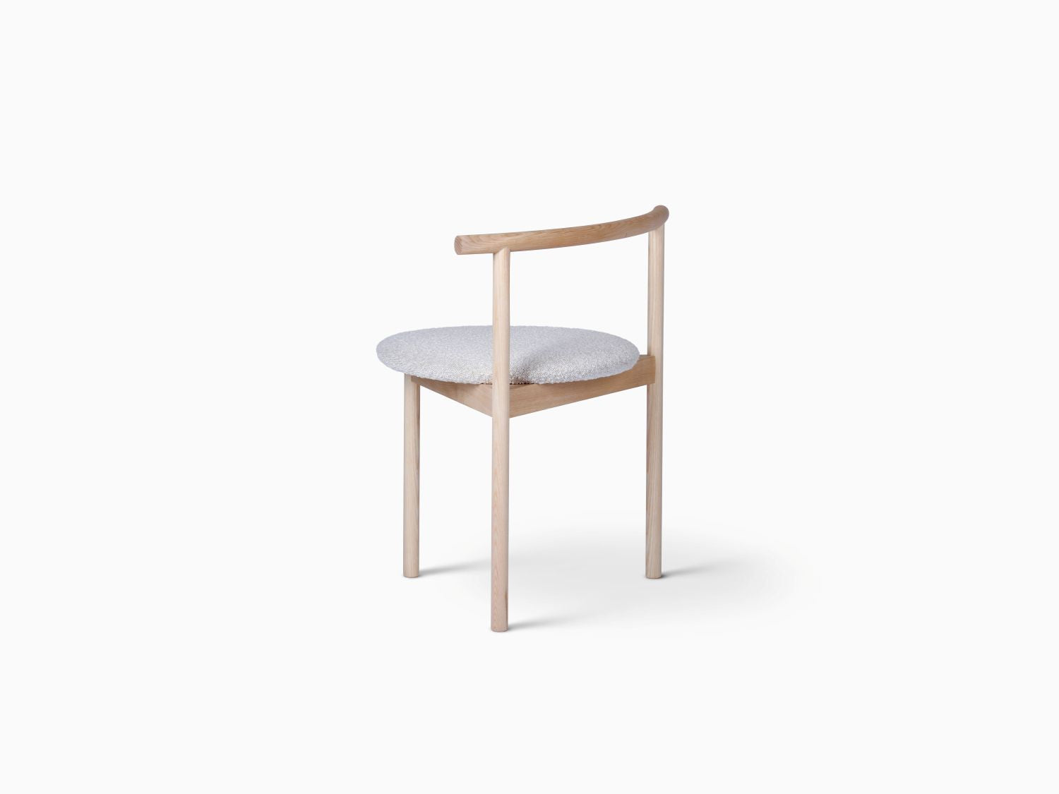 AITAI – Solid Wood Frame and Fabric Seat Chair