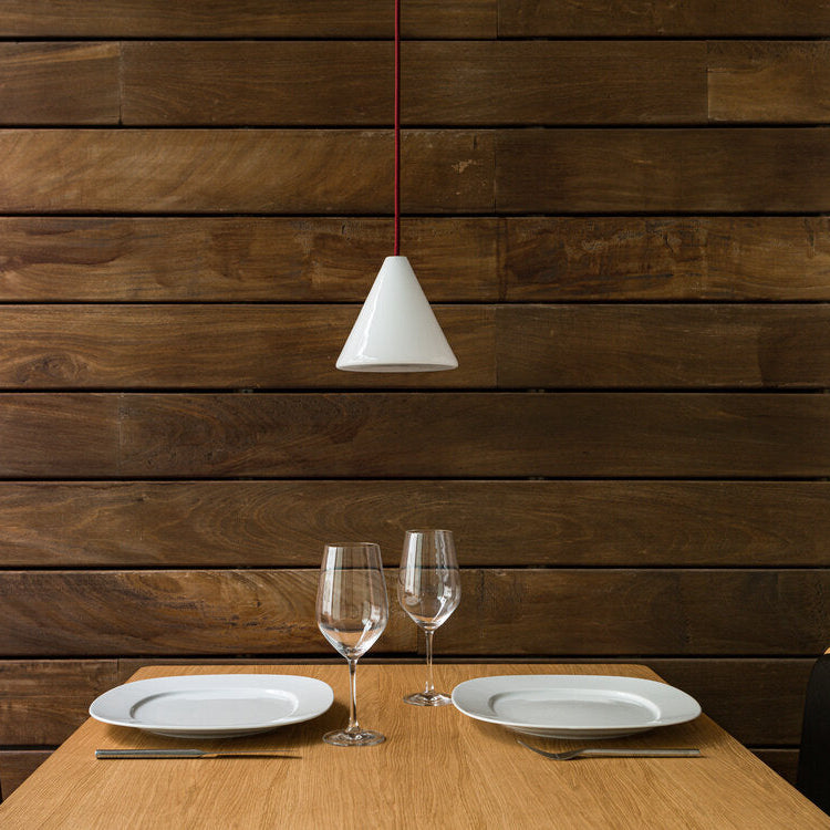 2x BULB -  Ceiling Lamp in Glass with Customizable Cable