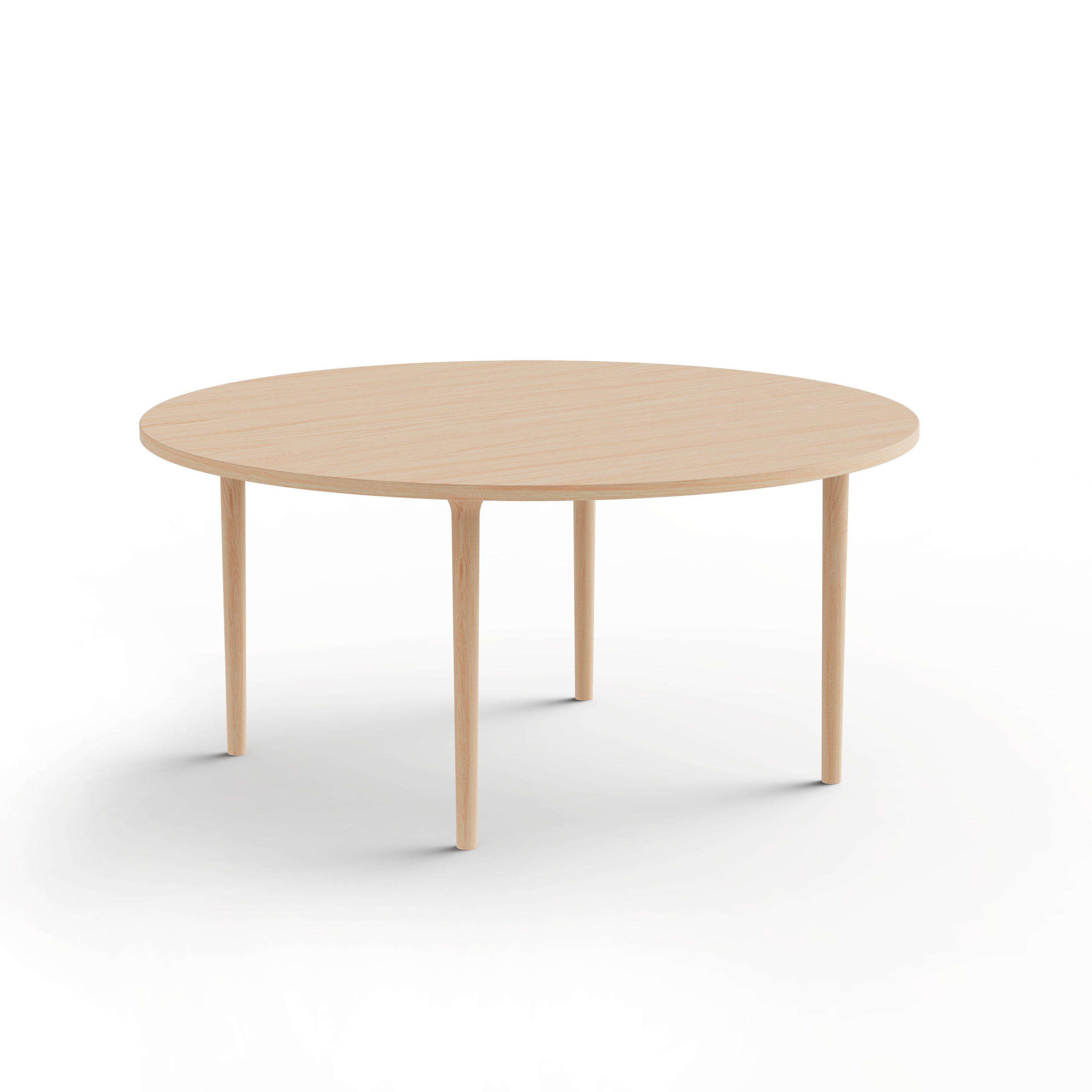 CAST – Minimalist Round Table in a Solid Wood
