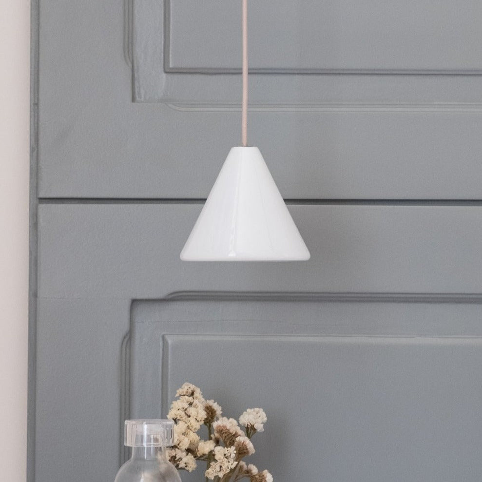 2x BULB -  Ceiling Lamp in Glass with Customizable Cable